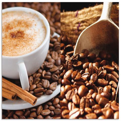 Artland keukenwand Kaffee Cappuccino Heißer Kaffee