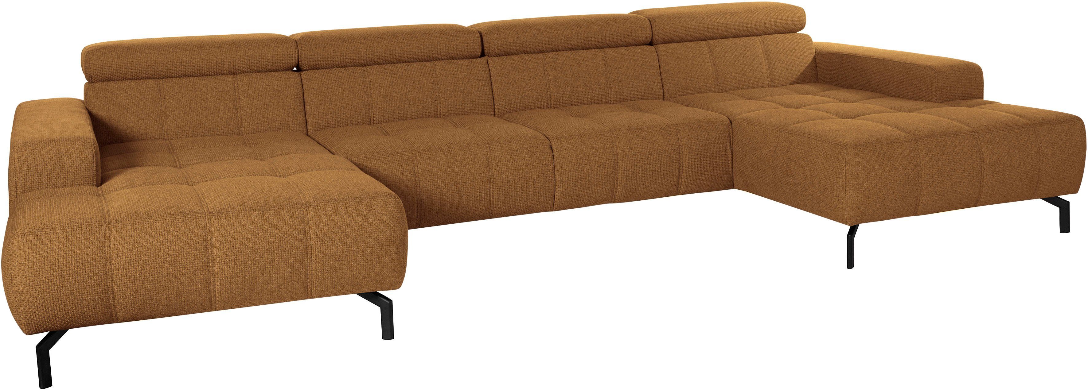DOMO collection Zithoek Cunelli mooie zitnaden als designelement, stevige zitcomfort, U-vorm