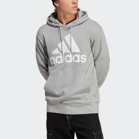 adidas Adidas essentials french terry big logo trui grijs heren heren