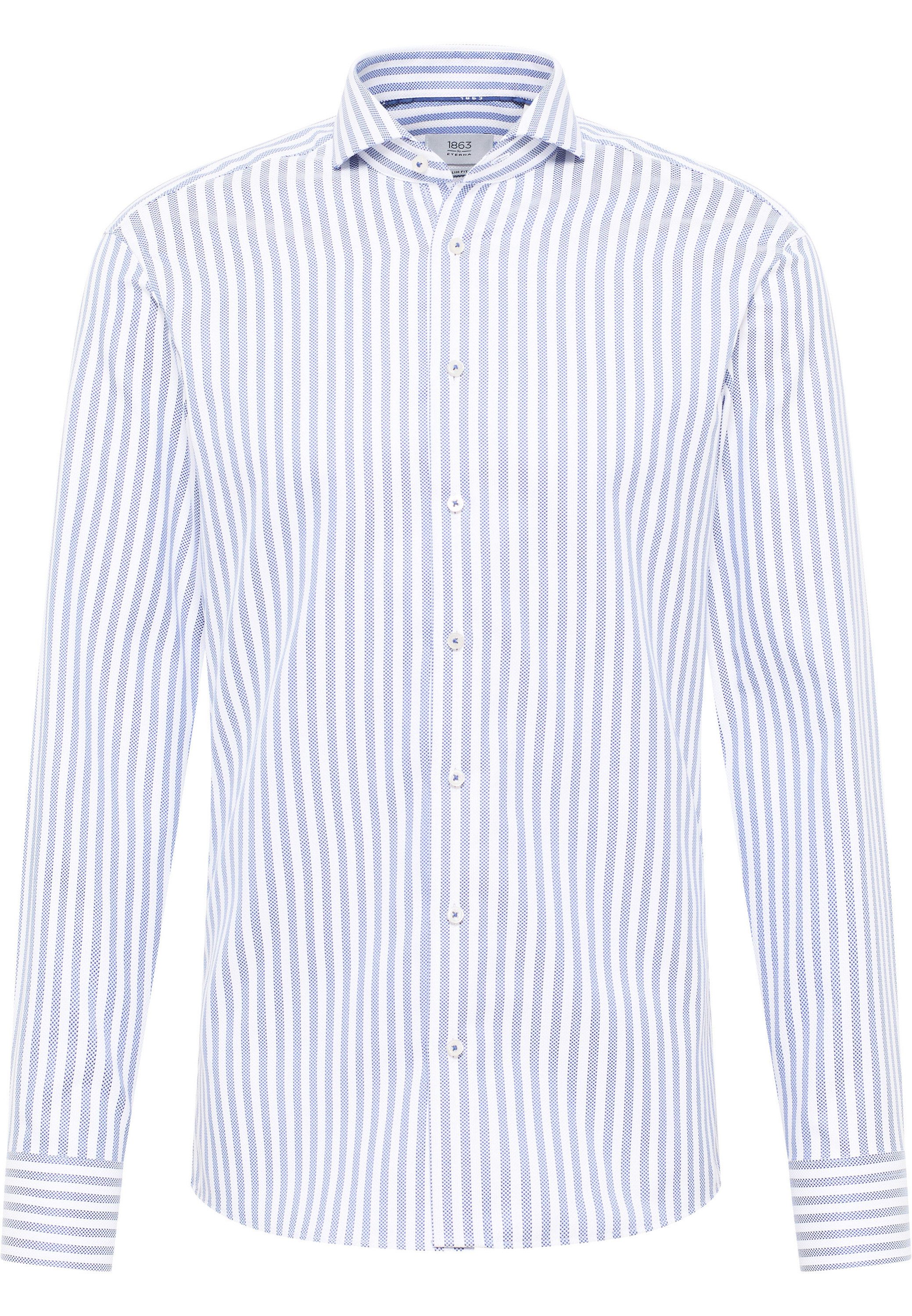 Eterna Overhemd met lange mouwen Slim fit NON IRON (strijkvrij)