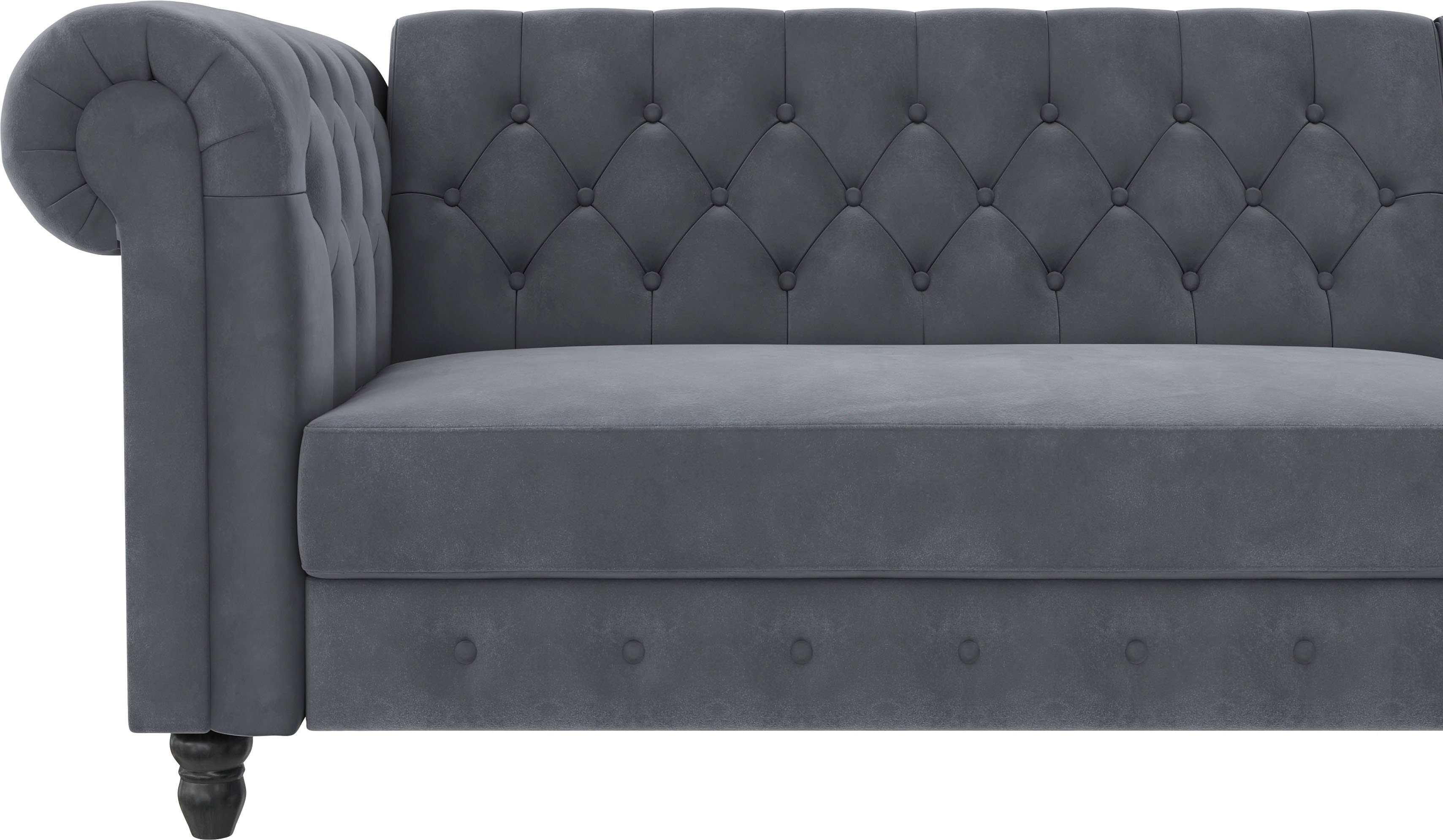 Dorel Home Hoekbank Felix, L-model, 241 cm (ligoppervlak108x195 cm), récamier verwisselbaar,