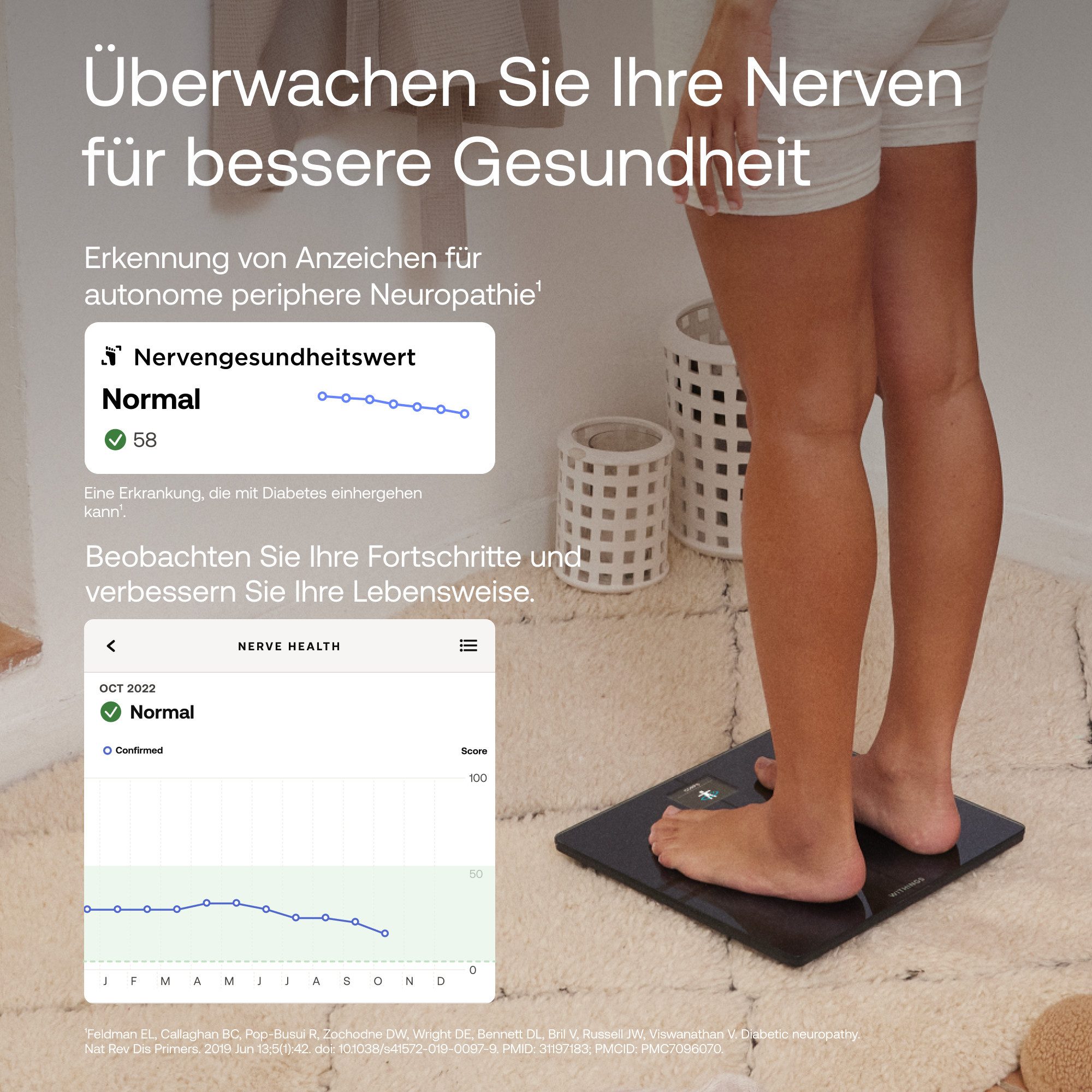 Withings Personenweegschaal Body Comp, Wi-Fi of Bluetooth-connectiviteit speciale modi voor zwangerschap, baby's en atleten