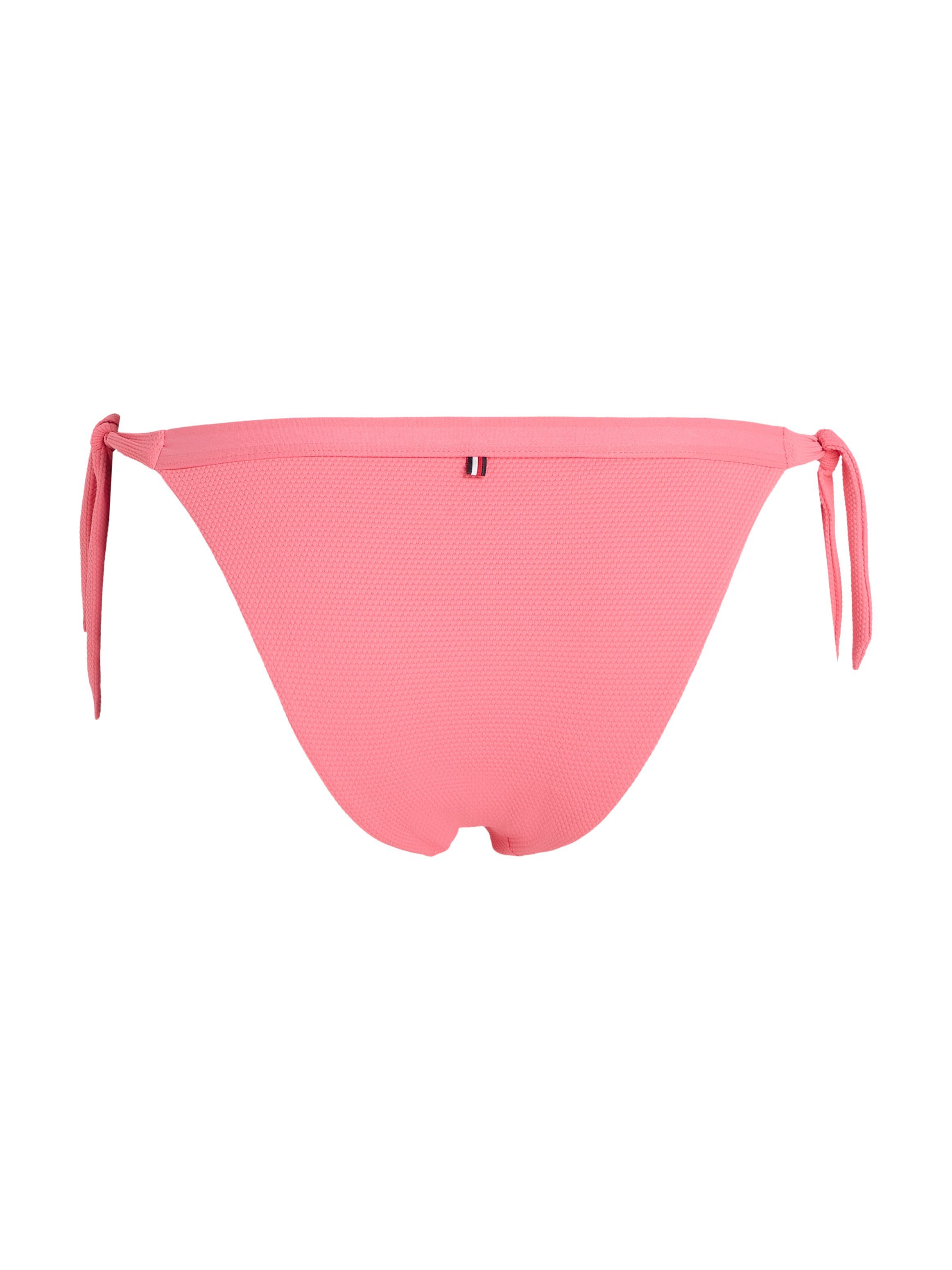 Tommy Hilfiger Swimwear Bikinibroekje SIDE TIE BIKINI met een logo-opschrift