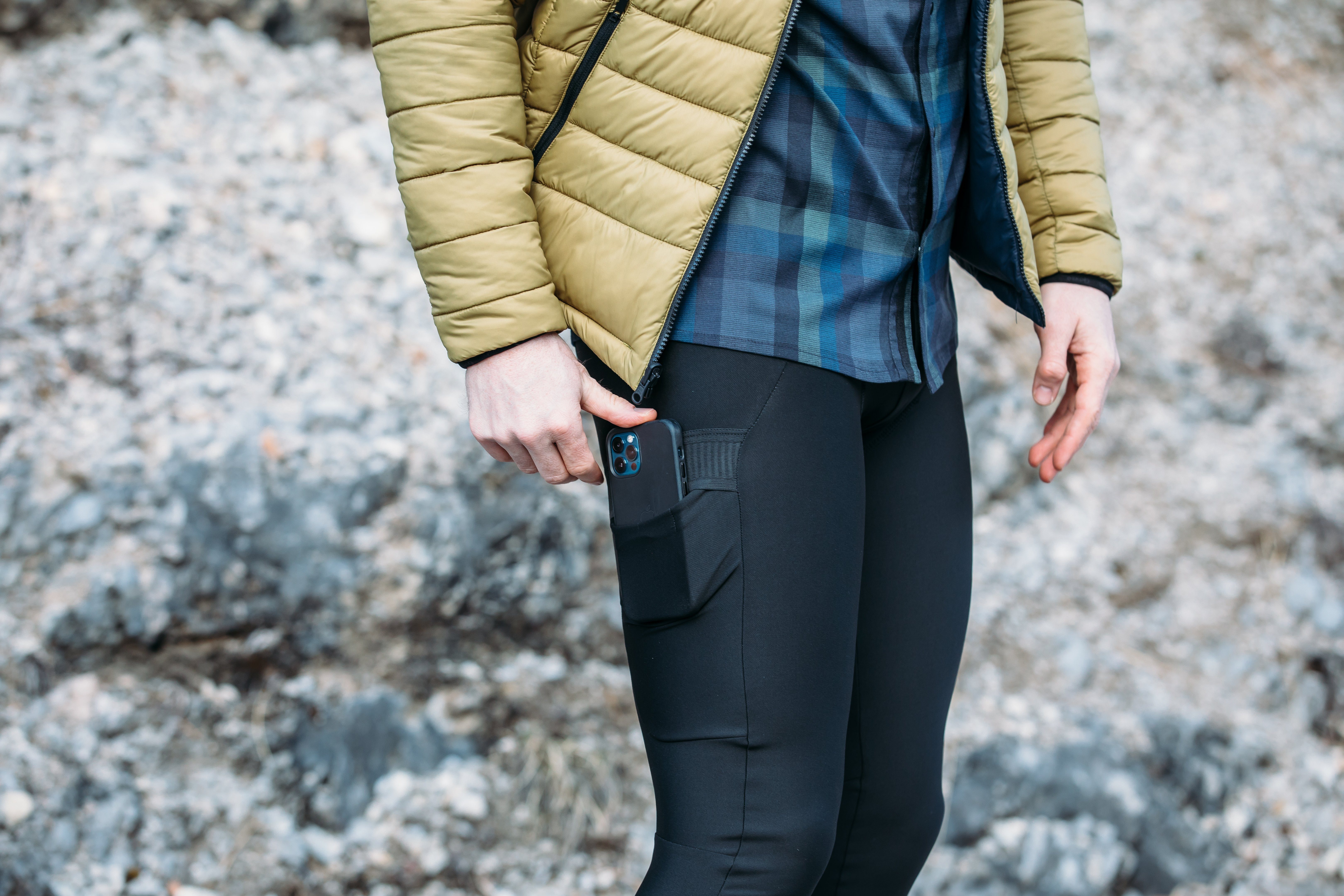 Gonso Fietsbroek Essential Bib Tight Cargo SC M Heren cargo-fietspants, zitkussen en zakken