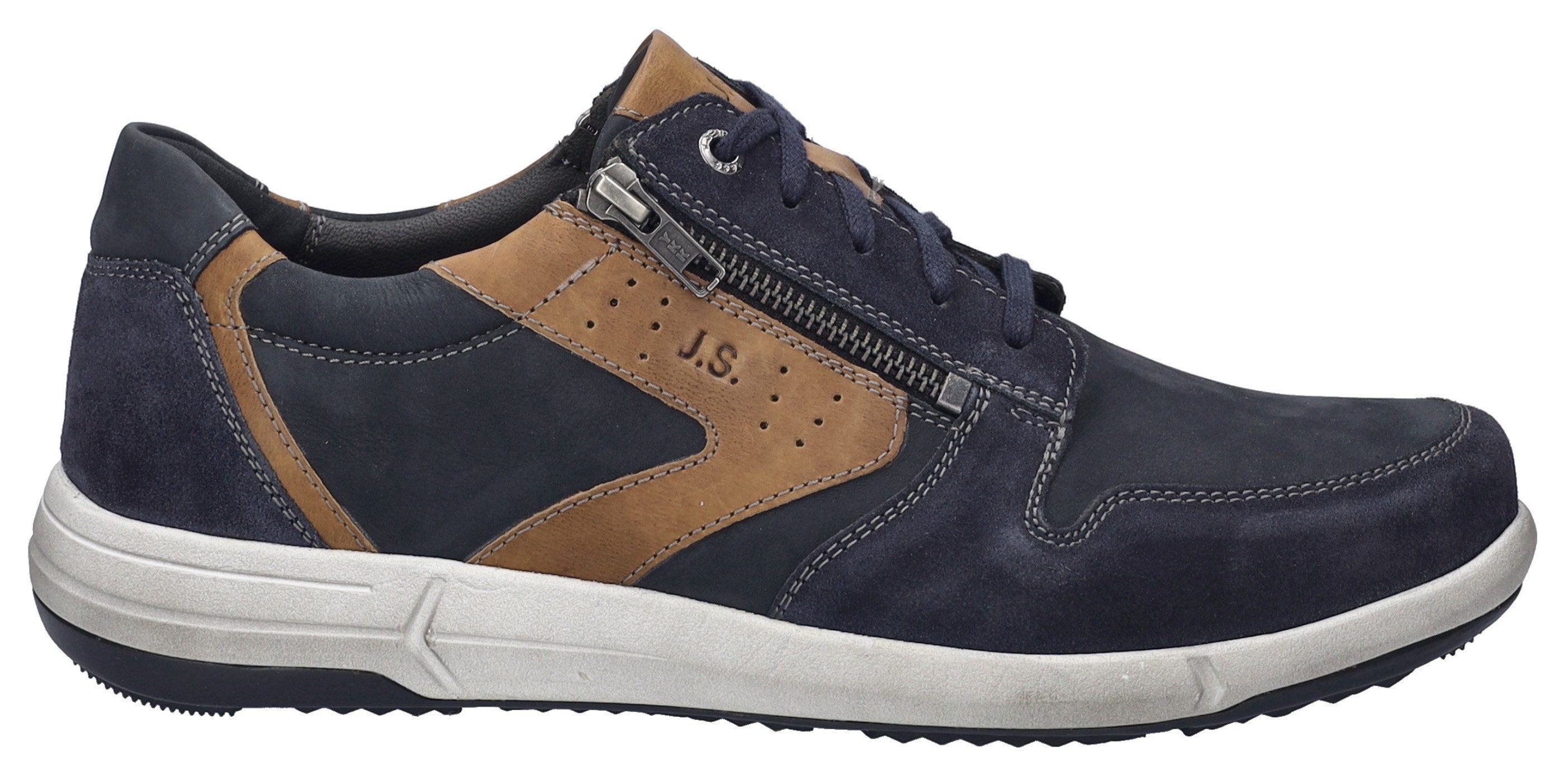 Josef Seibel Sneakers ENRICO 20 , vrijetijdsschoen, comfort schoen, veterschoen in breedte g (breed)