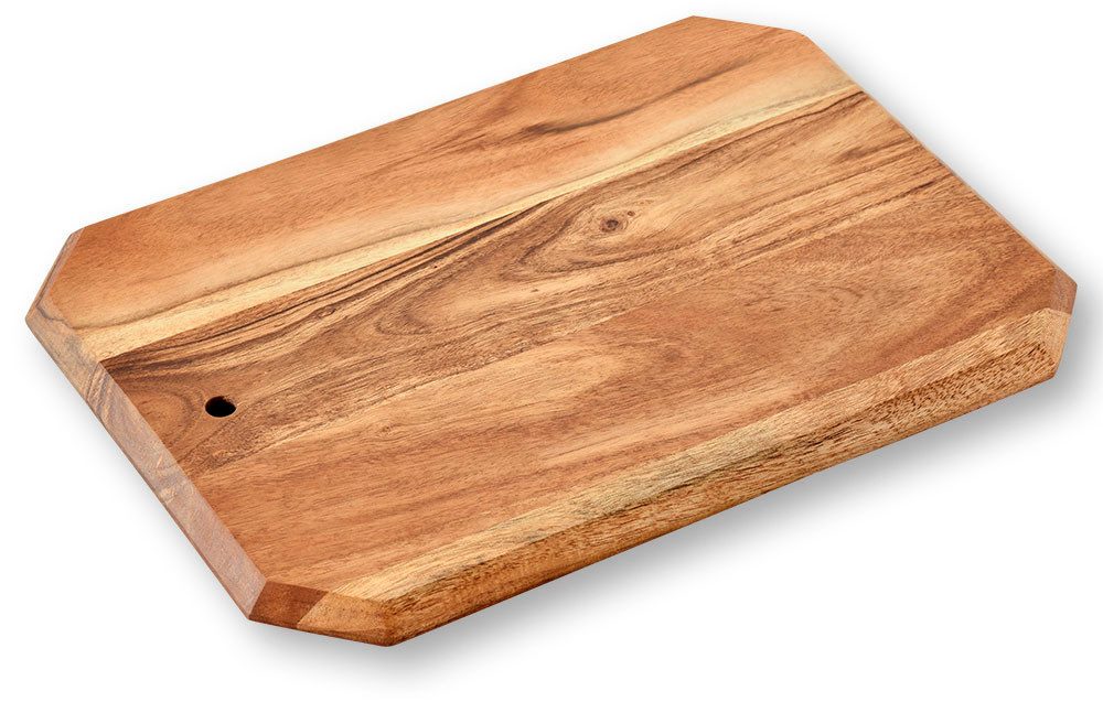 KESPER for kitchen & home Snijplank Plank van acaciahout, FSC-gecertificeerd (1 stuk) snijplanken bruin