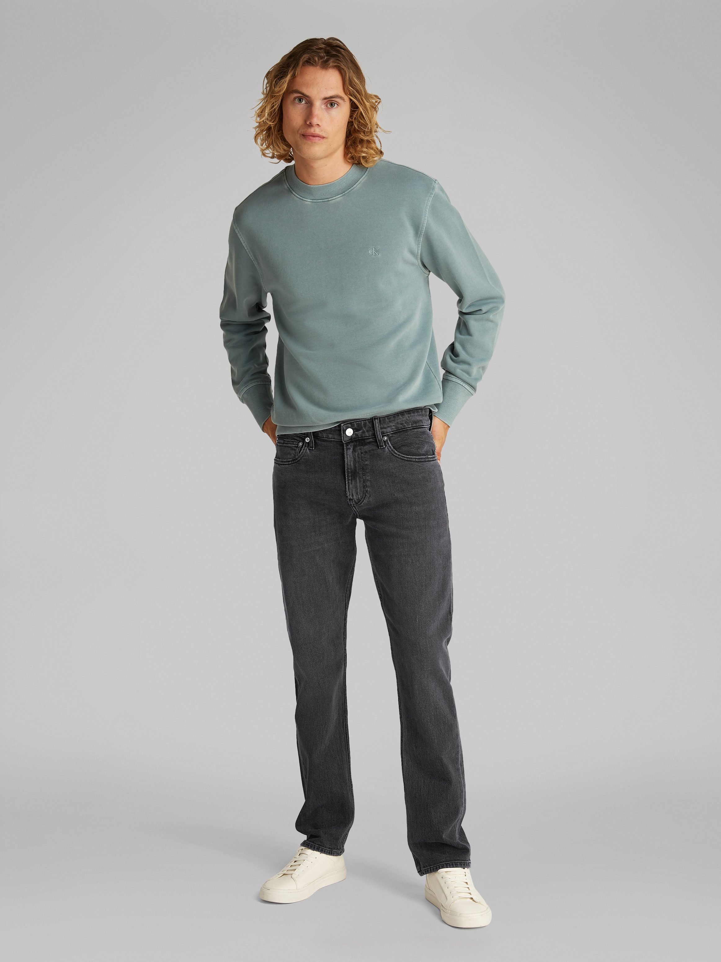 Calvin Klein Slim fit jeans SLIM met wassing