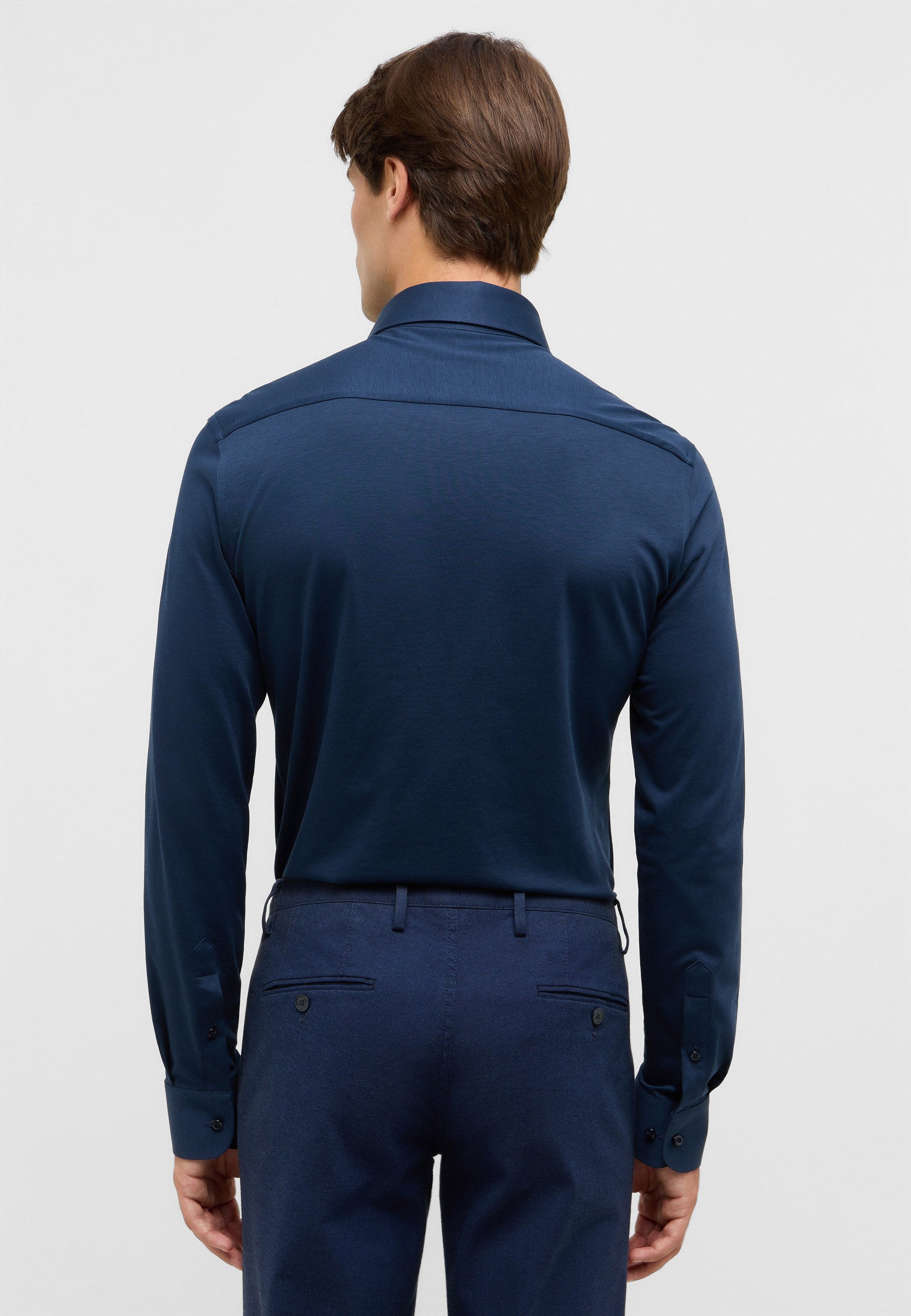 Eterna Overhemd met lange mouwen Slim fit NON IRON (strijkvrij)