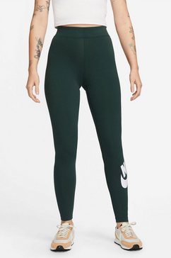 nike sportswear legging essential women's high-waisted graphic leggings groen