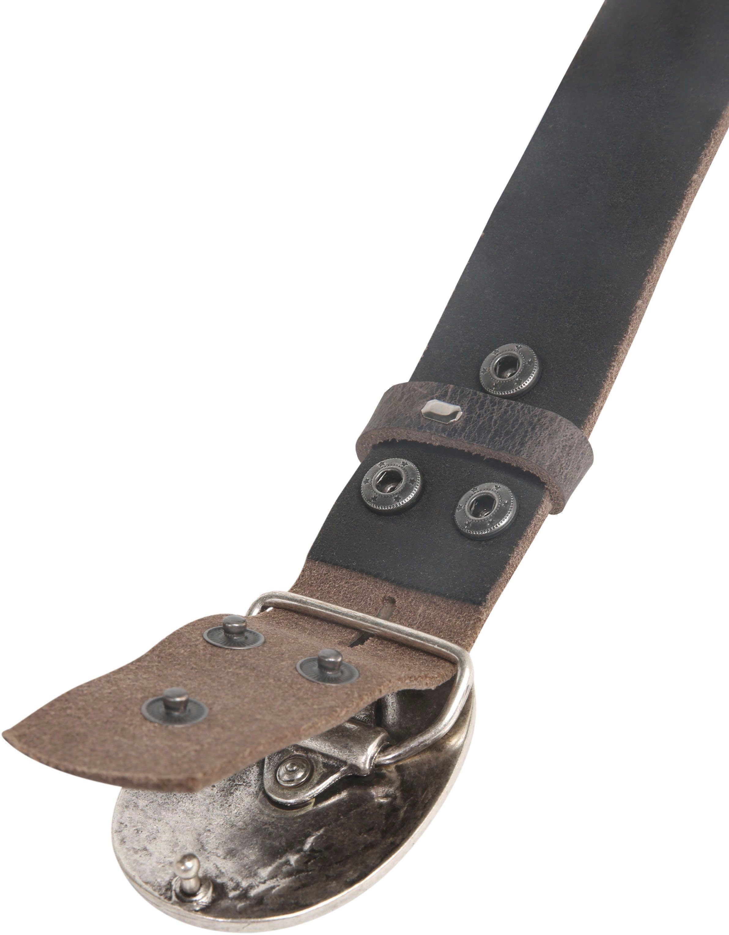 RETTUNGSRING by showroom 019° Leren riem