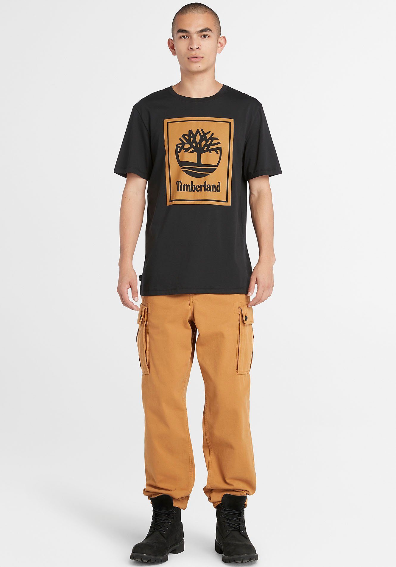 Timberland T-shirt STACK LOGO Short Sleeve Tee