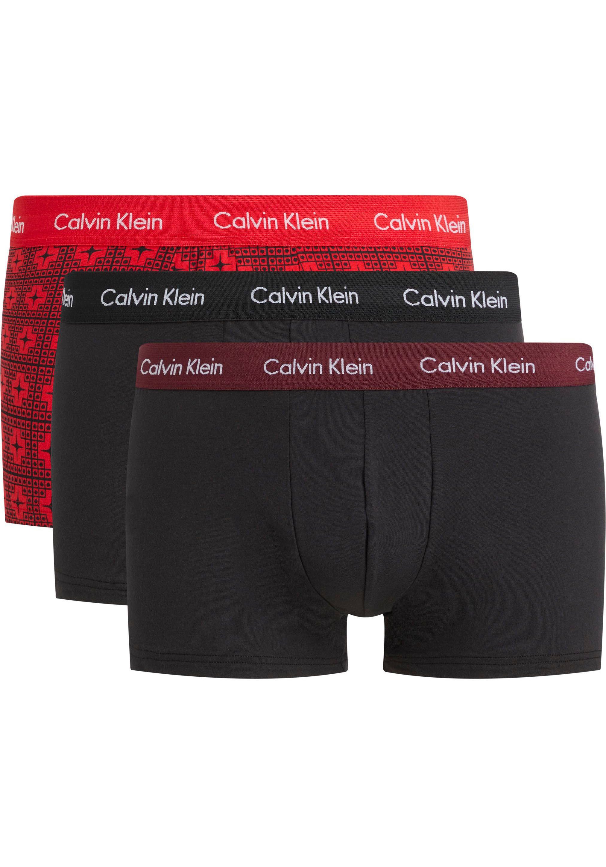Calvin Klein Trunk LOW RISE TRUNK 3PK in plus-size-maten (Set van 3)