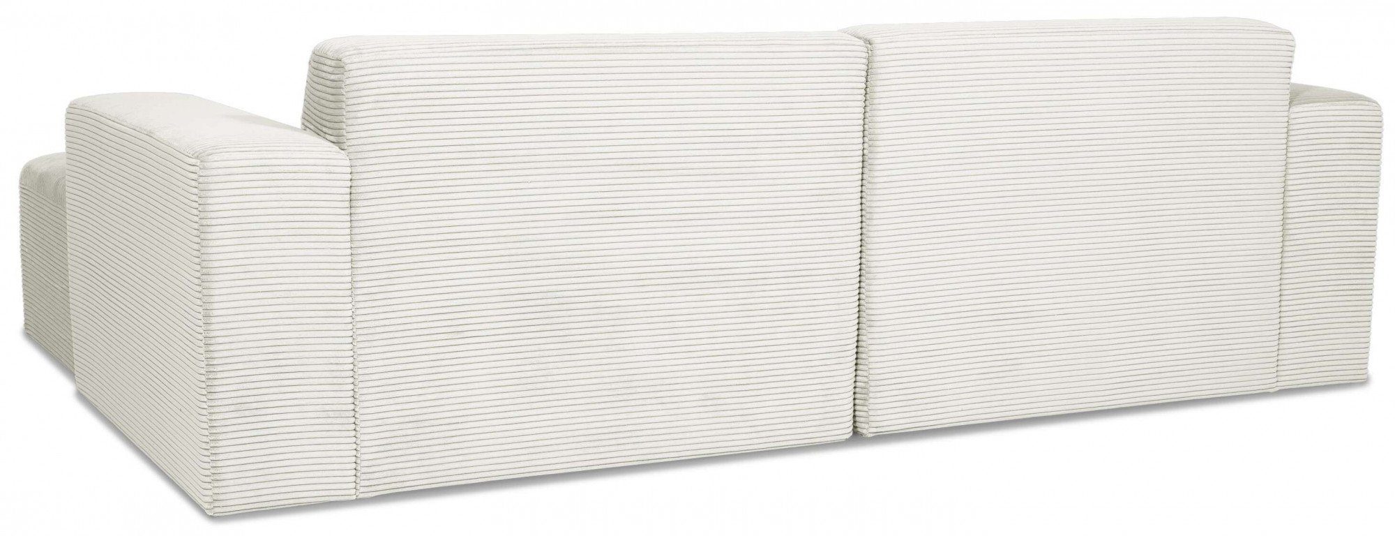 INOSIGN Hoekbank Koa,228cm, L-Form, Modulsofa, Webstoff, Cord, Struktur Designbank, zachte lounge-zitcomfort, golfondersteuning, tot aan de vloer