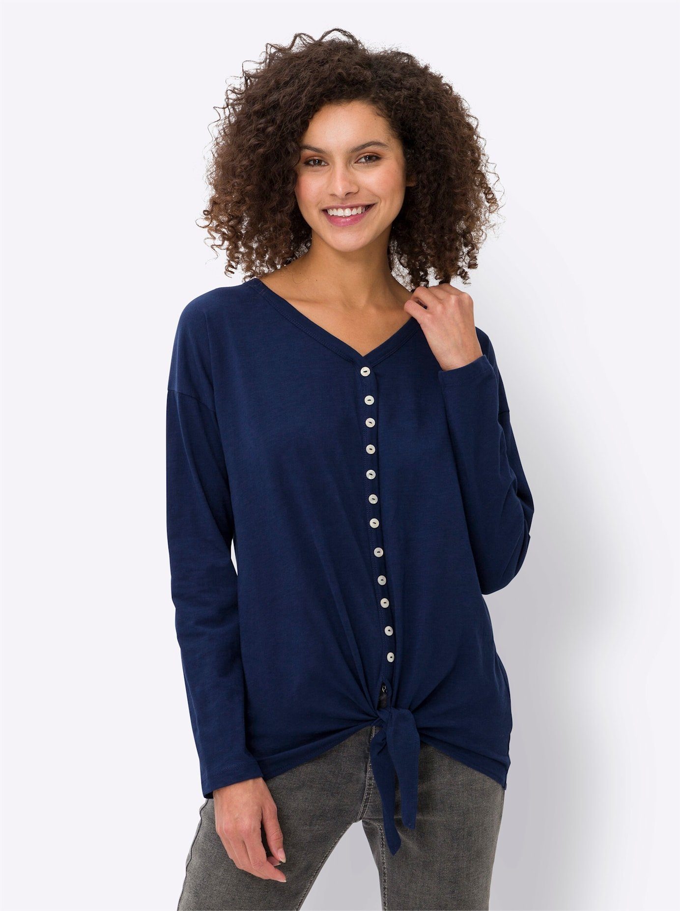 heine Shirt met lange mouwen Shirt (1-delig)