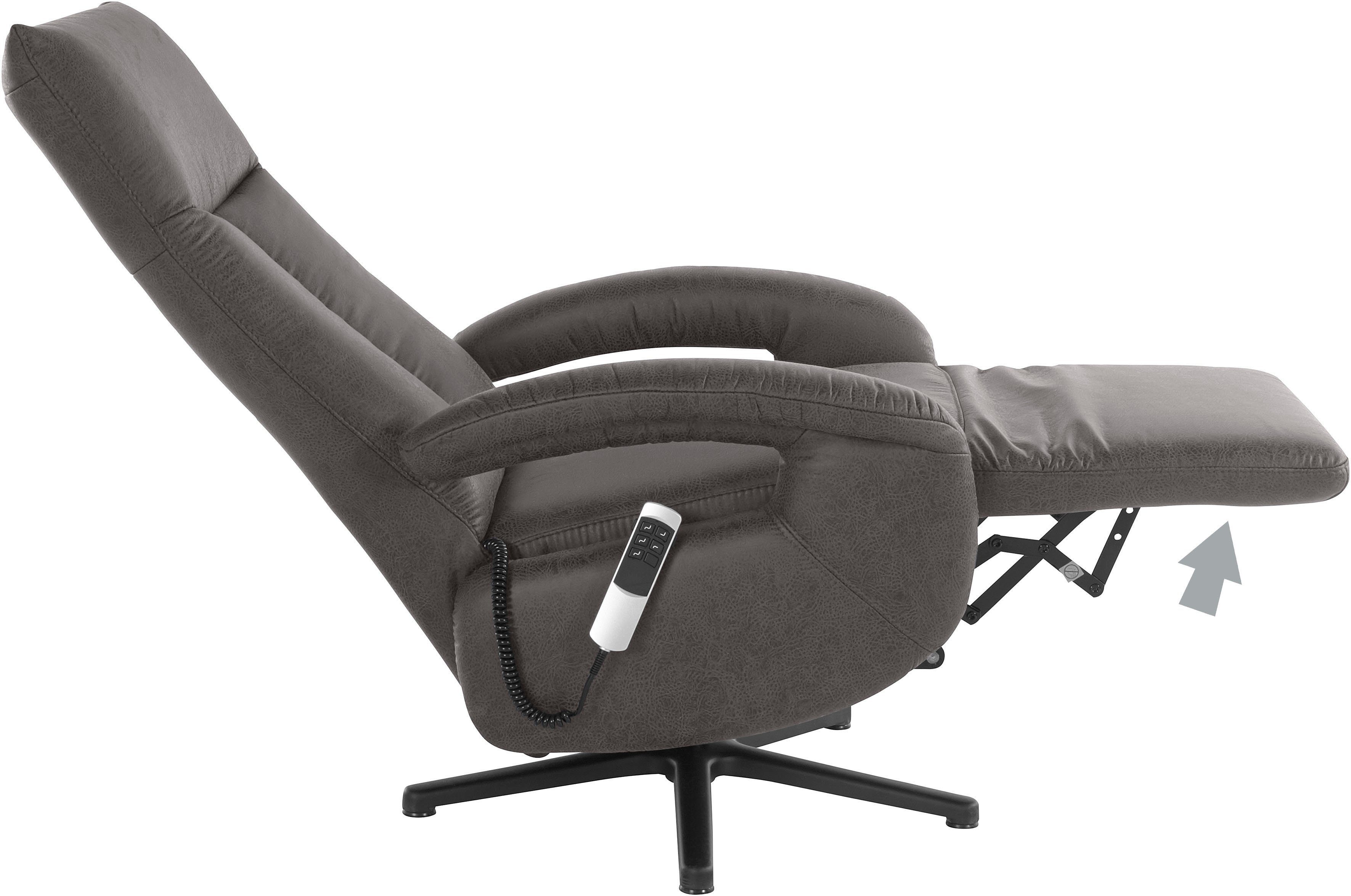 sit&more Relaxfauteuil Tycoon naar keuze handmatig, met twee motoren of met accu of met 2 motoren
