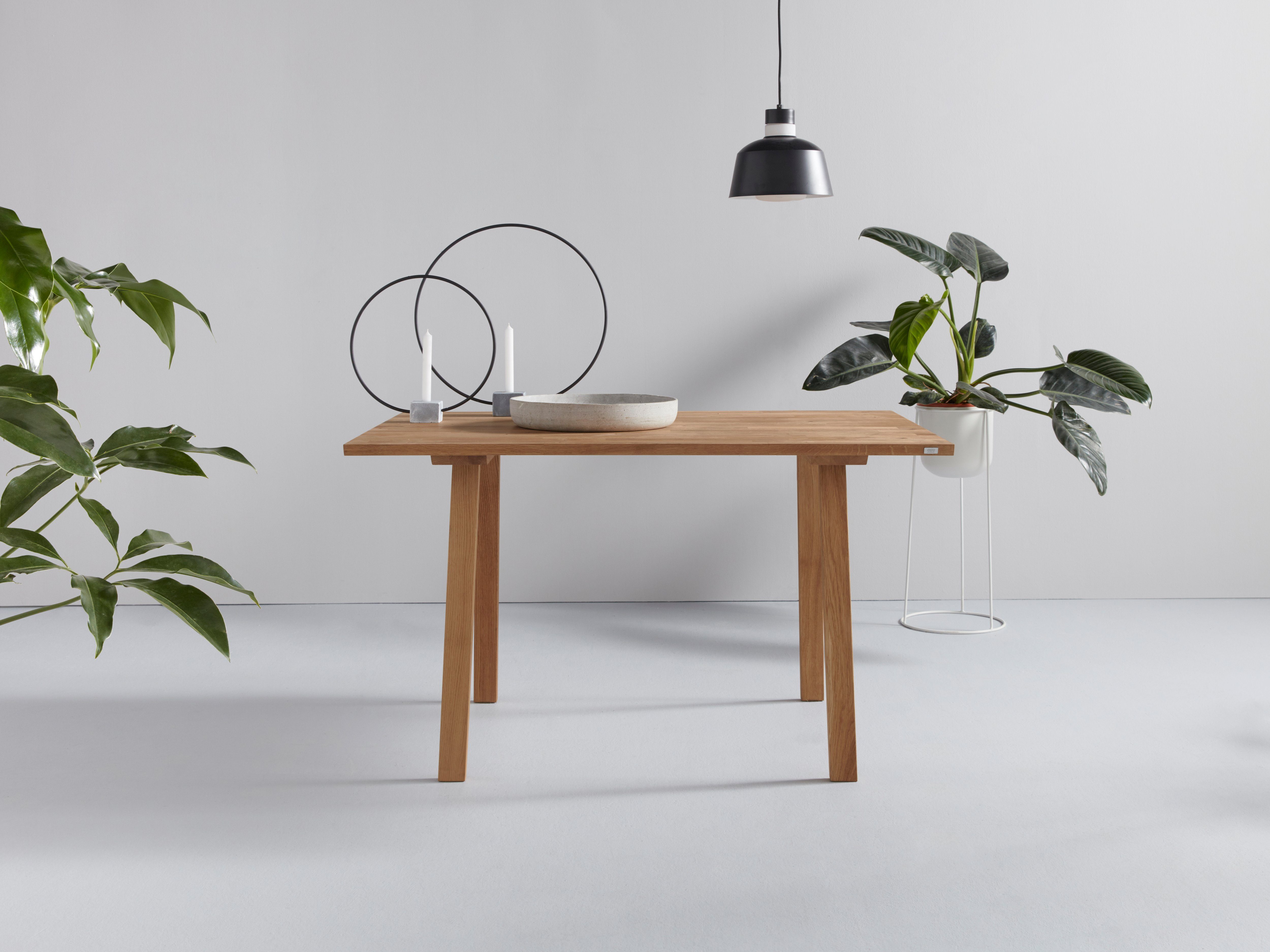 OTTO products Eettafel Alessja Breedte 130 of 150 cm, eiken massief hout met vegan bio-olie behandeld