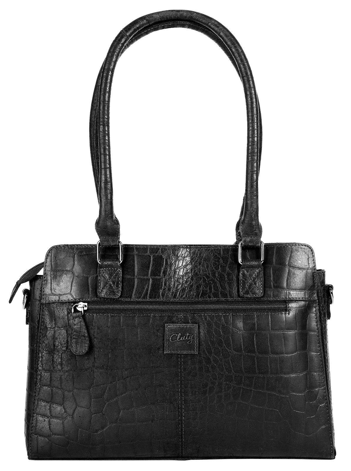Cluty Tas echt leder