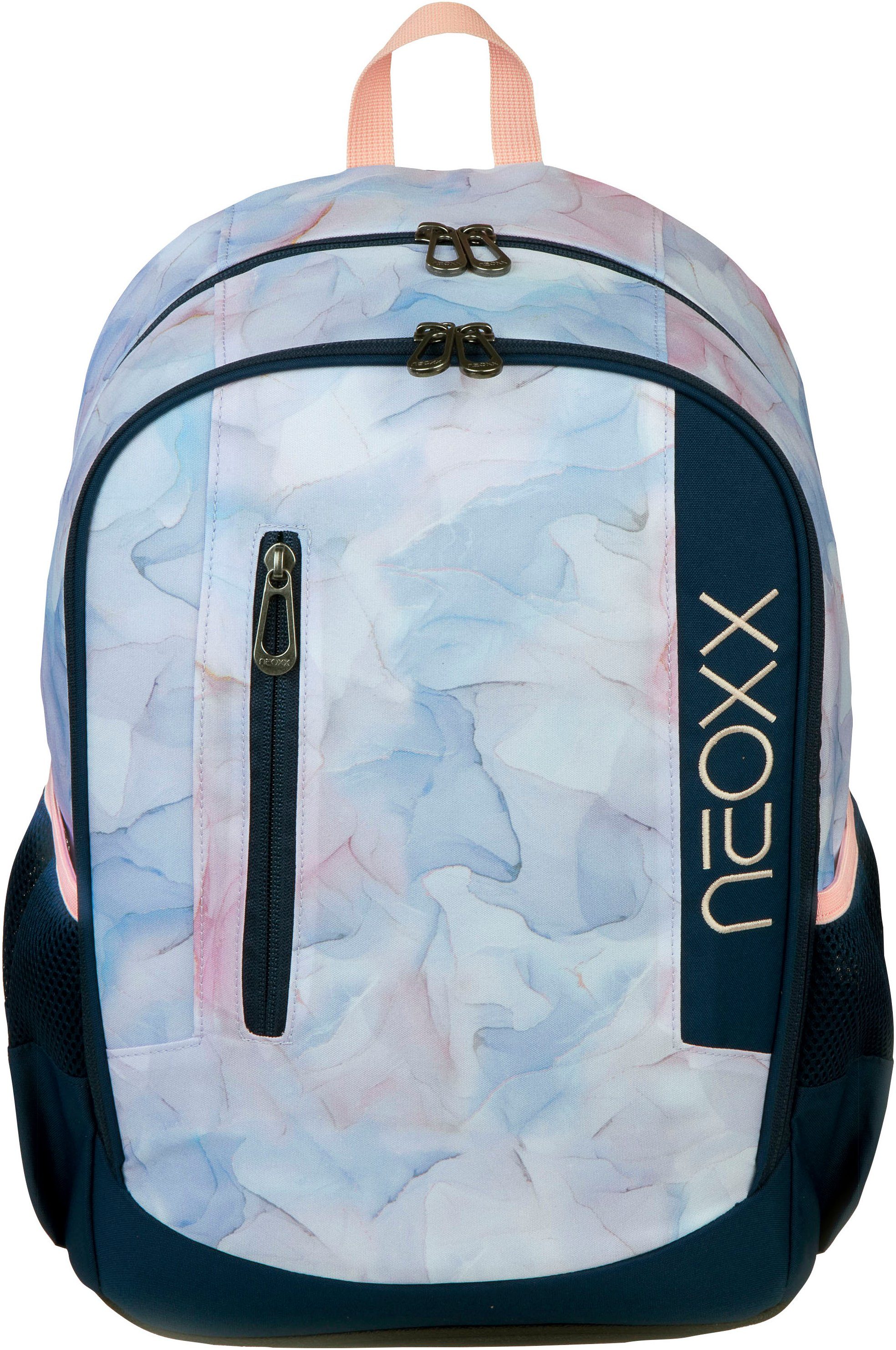 neoxx Schoolrugzak Flow, Dreaming of Pastel gedeeltelijk van gerecycled materiaal