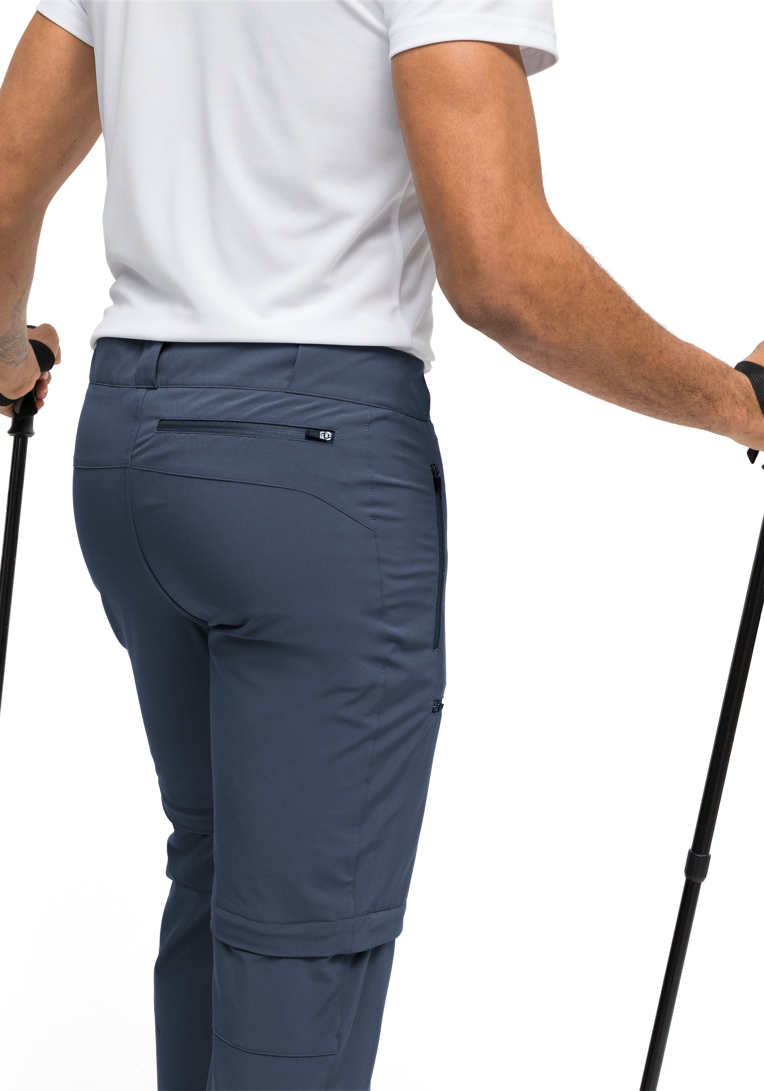Maier Sports Functionele broek Latit zip M Heren wandelbroek, afritsbare outdoorbroek, 4 zakken, regular fit