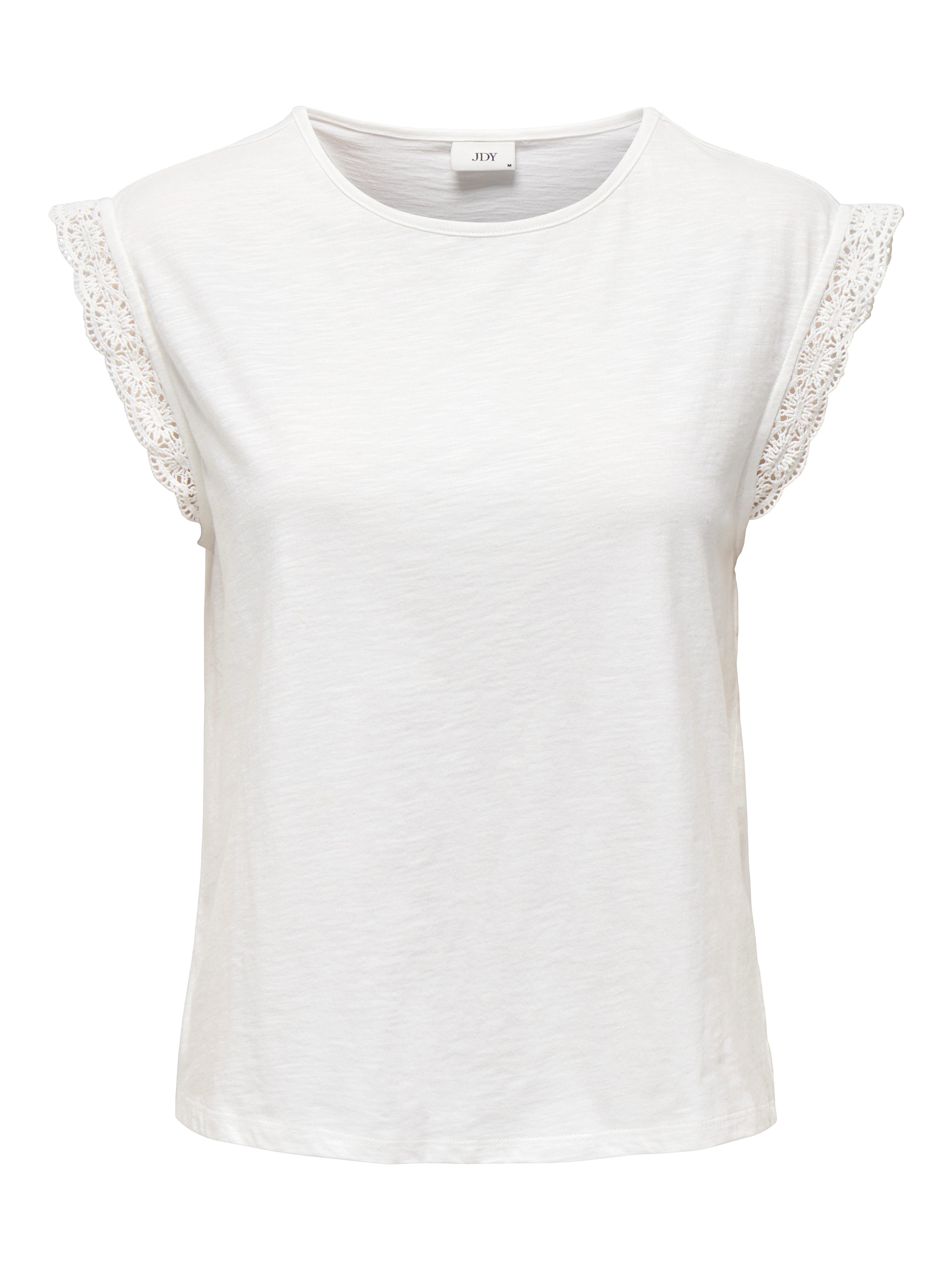 JDY Shirt met korte mouwen JDYSALVA LIFE S/L CROCHET TOP JRS