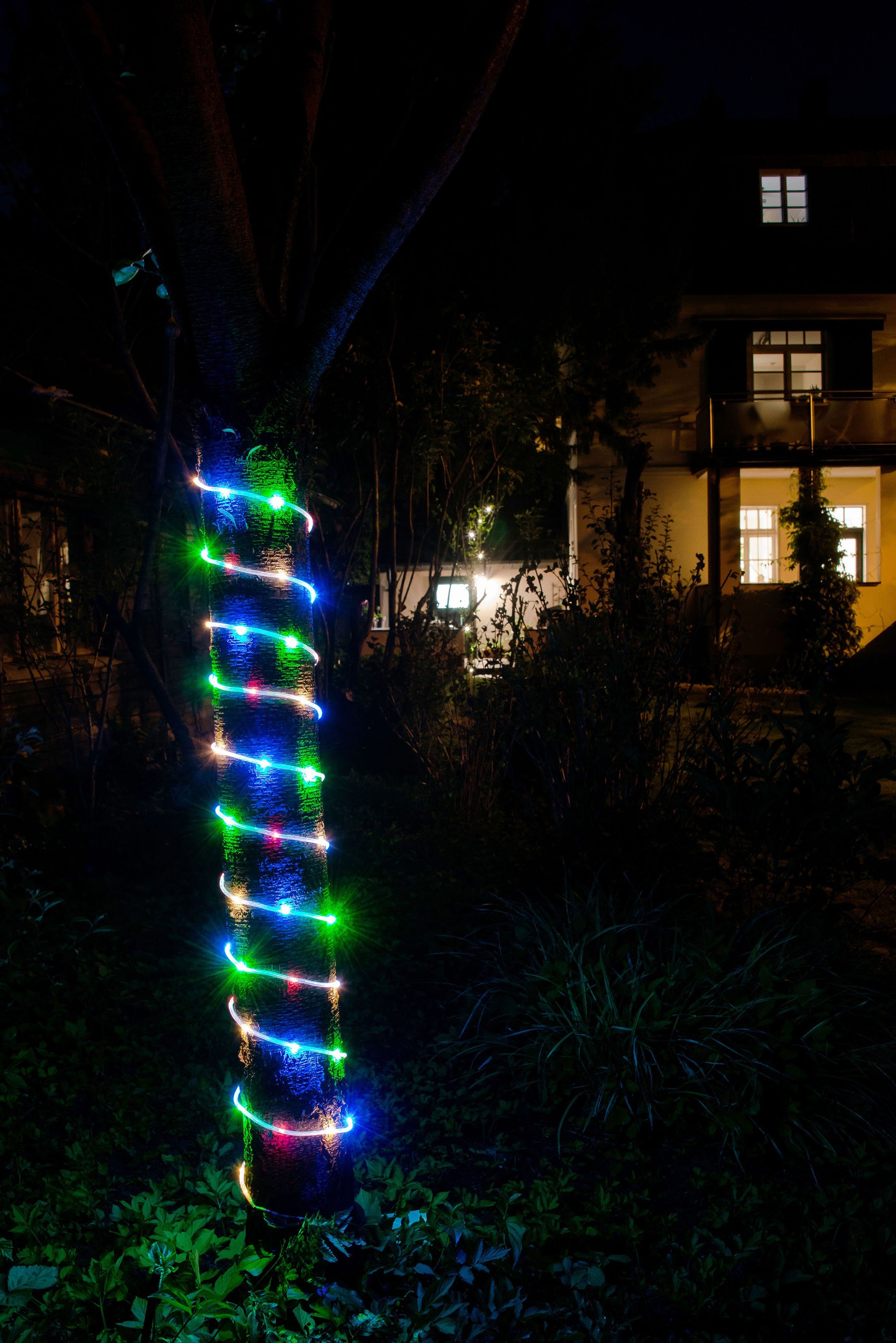 KONSTSMIDE Led-lichtslang Kerstversiering buiten Led mini-lichtslang, 5 m, 65 gekleurde dioden (1 stuk)