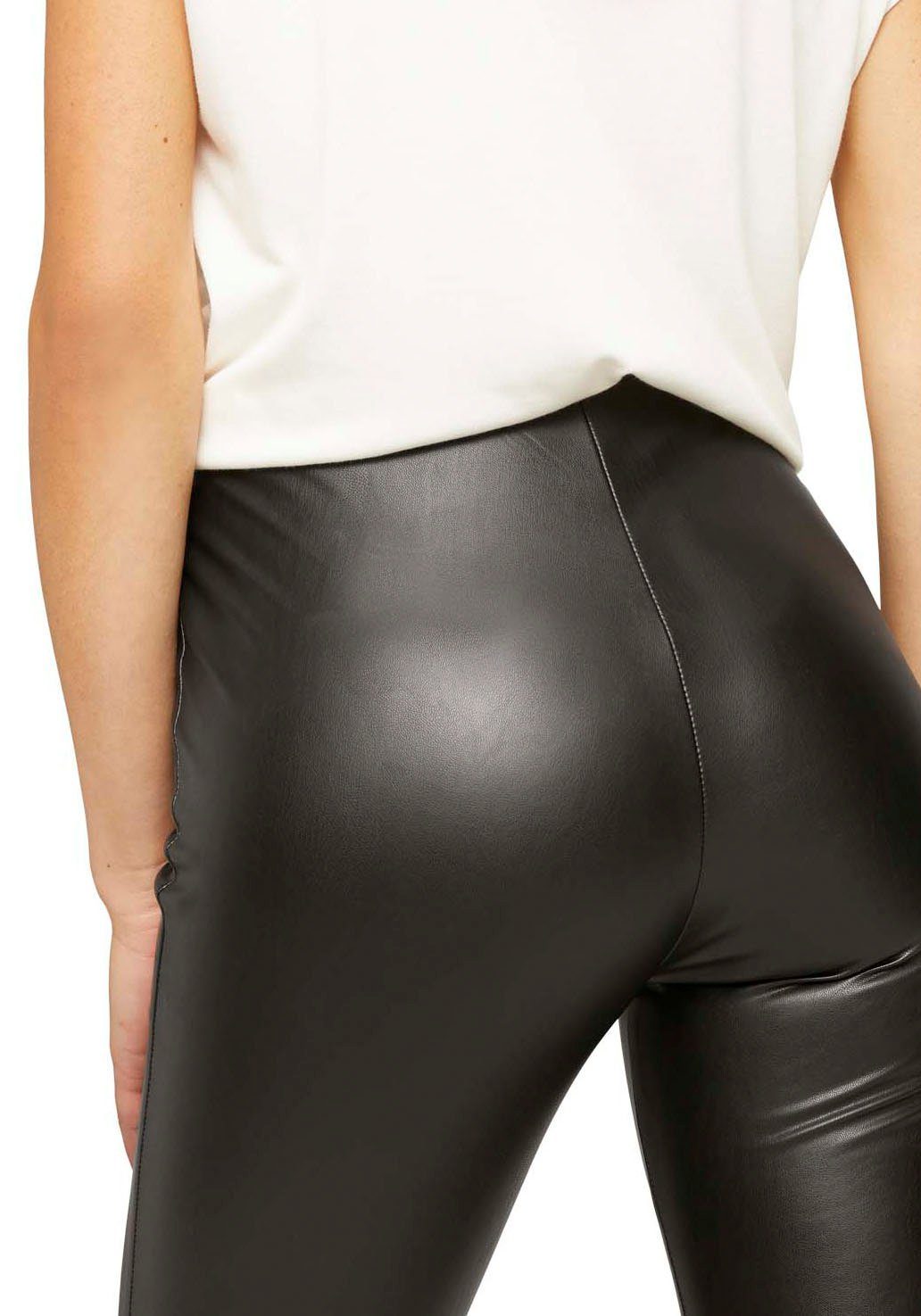 Tom Tailor Denim Legging in leer-look