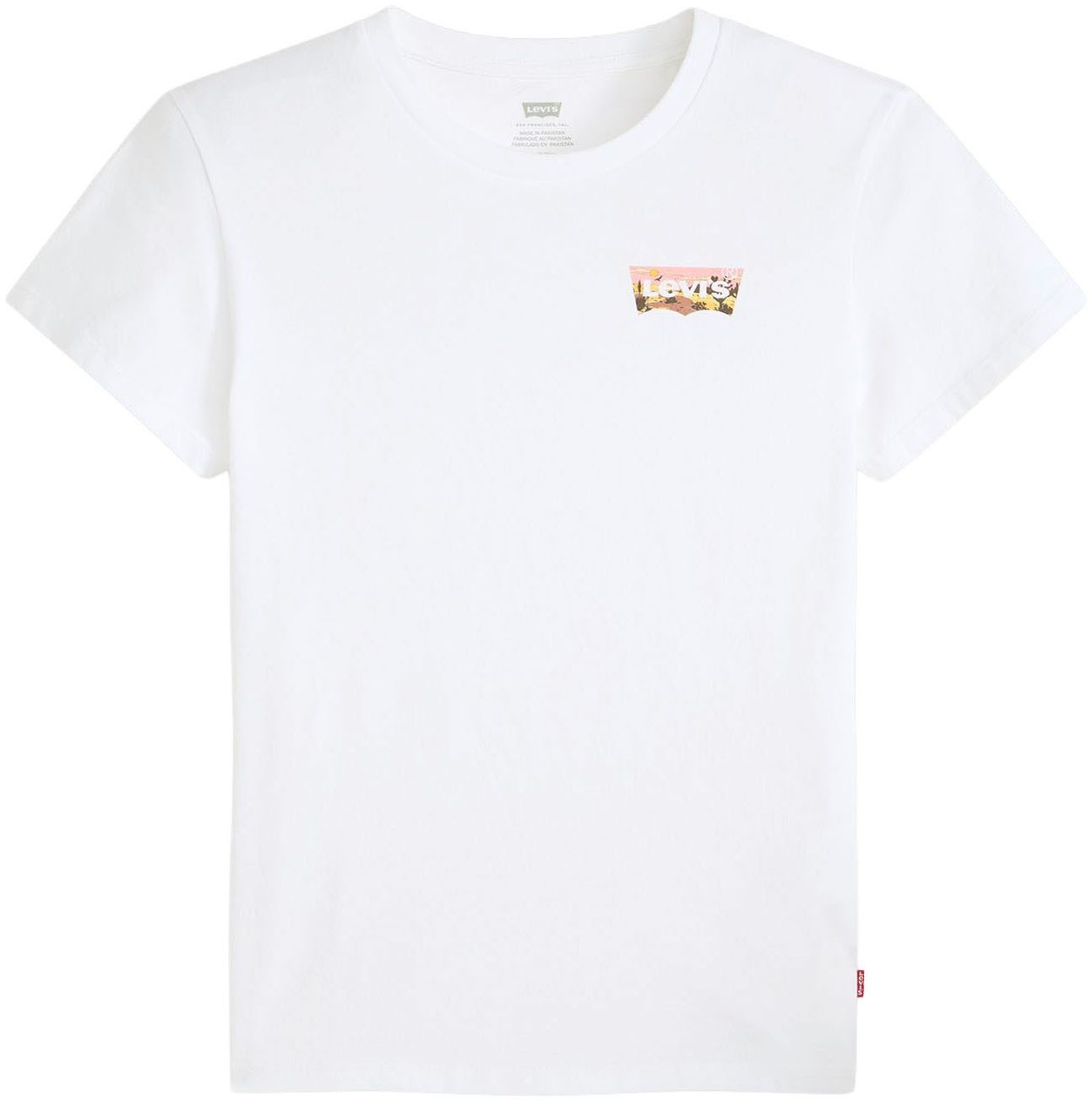 Levi's® T-shirt The Perfect Tee met batwing-logoprint