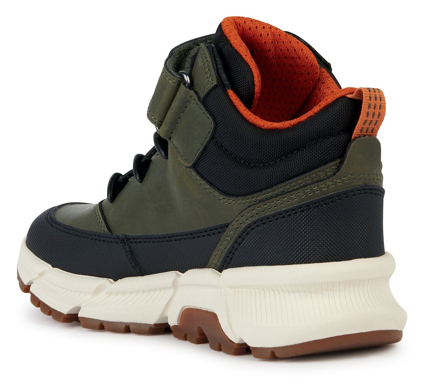 Geox Winterlaarzen J FLEXYPER PLUS BOY ABX high top sneaker, veterschoenen met waterafstotende tex-uitrusting