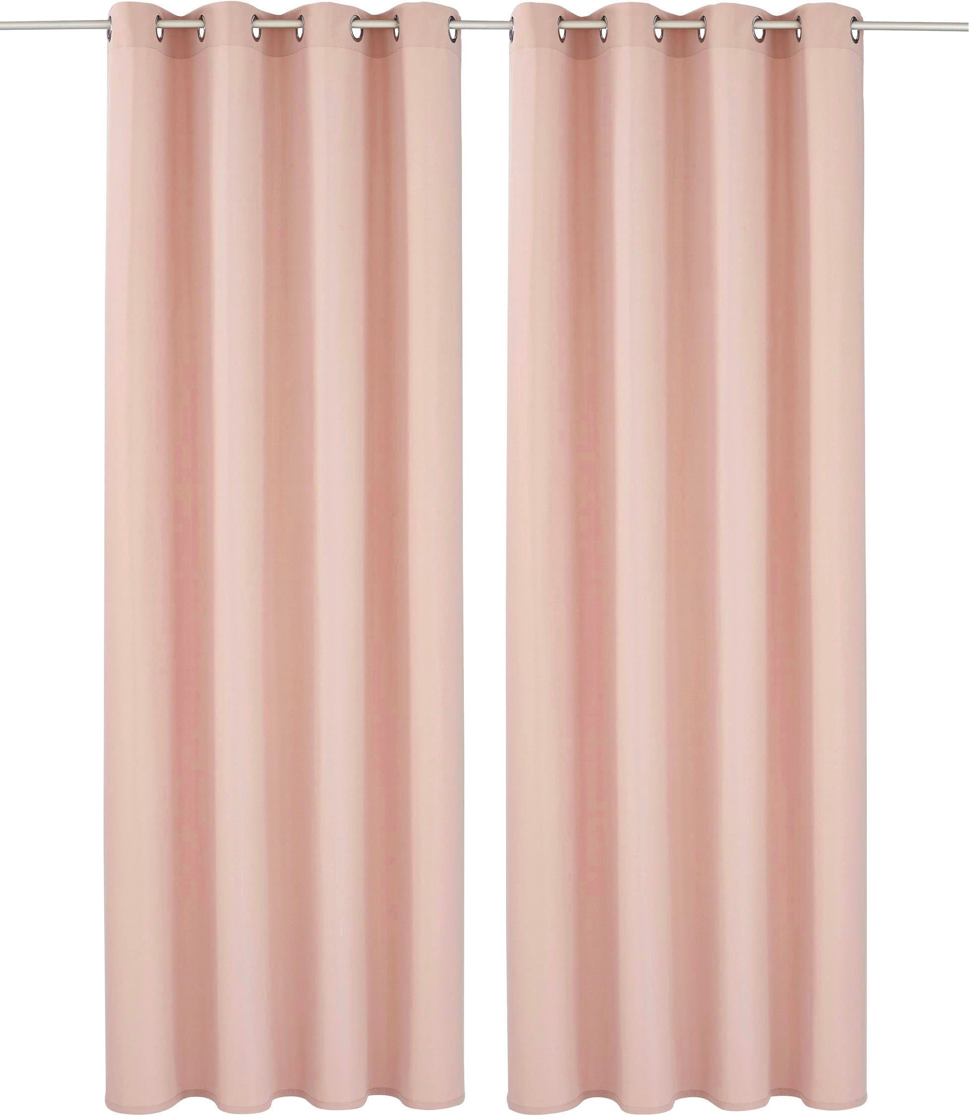 my home Gordijn Raja 2-pack, bestseller, effen, modern, onderhoudsvriendelijke microvezel (2 stuks)