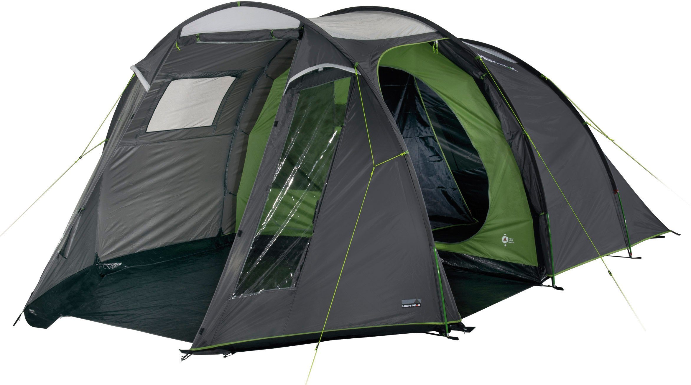 High Peak Tunneltent Ancona 5.0 tenten zwart