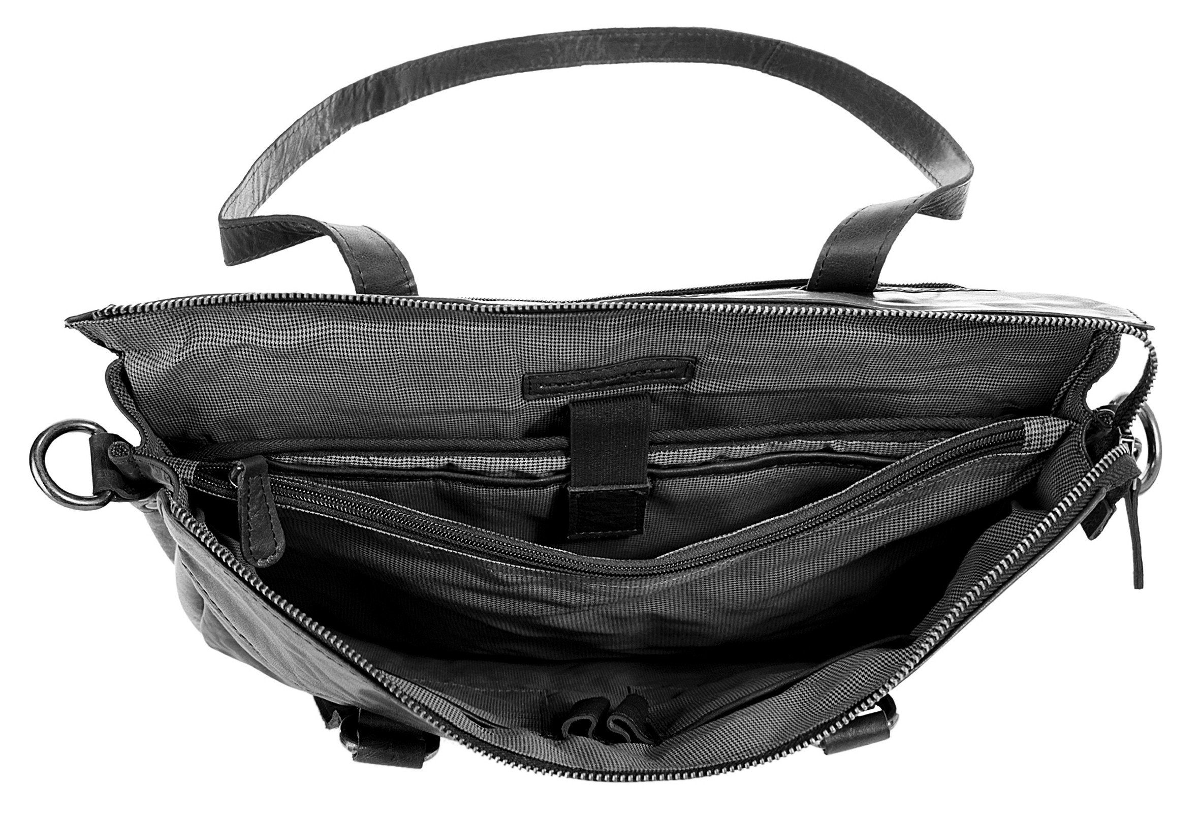 Spikes & Sparrow Shopper echt leder