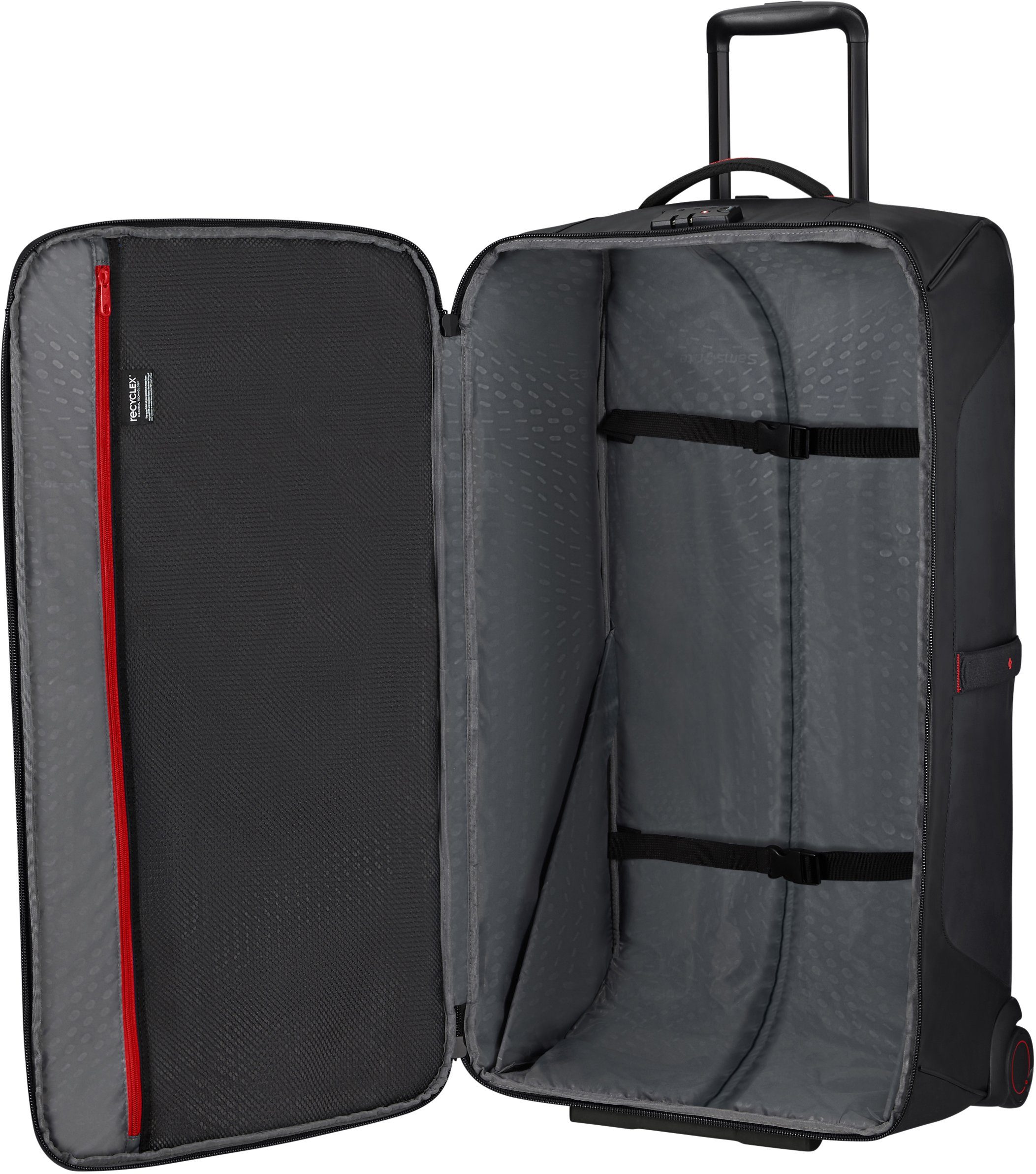 Samsonite Reistas ECODIVER, 79 cm, Black Reiskoffer Grote koffer incheckbagage TSA-cijfer slot