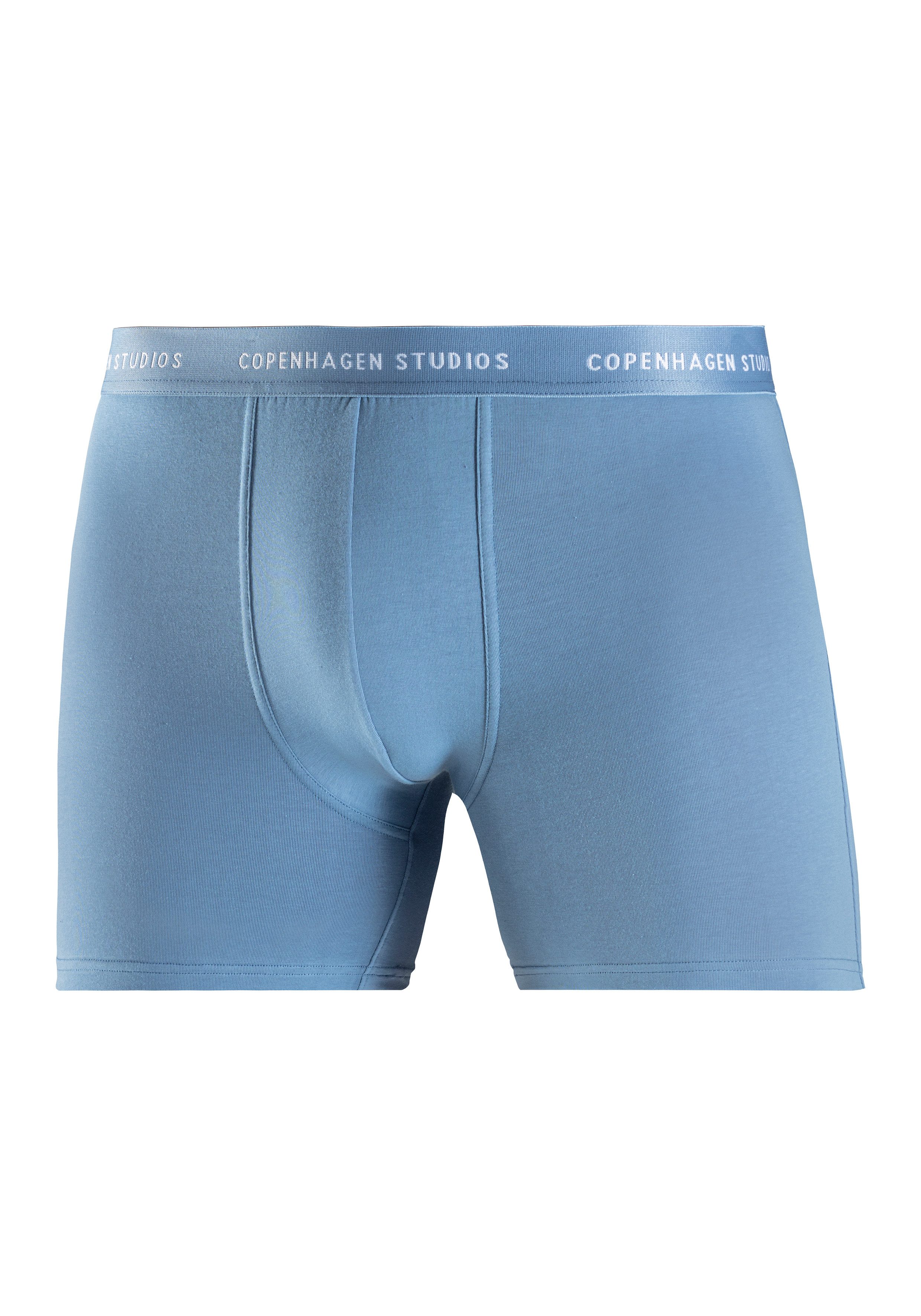 Copenhagen Studios Lange boxershort Boxershorts voor heren met langere pijpen en logo-tailleband (3 stuks)