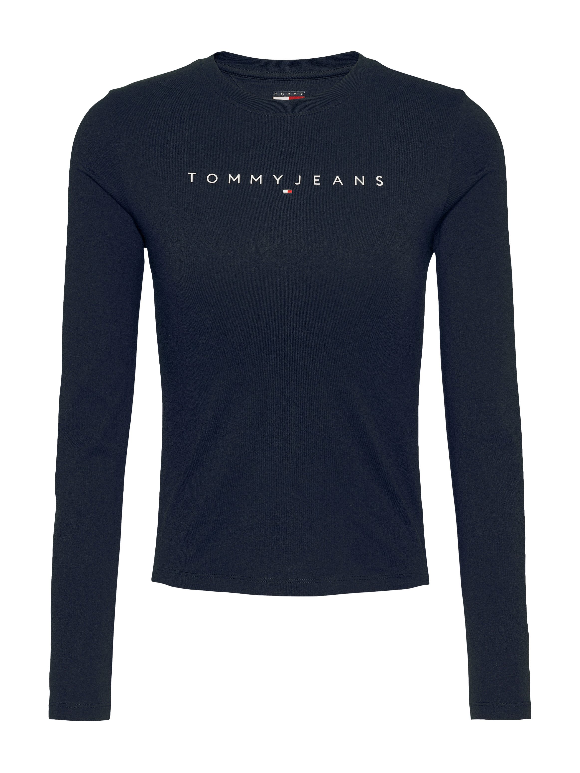 Tommy Jeans Curve Shirt met lange mouwen TJW SLIM LINEAR TEE LS EXT