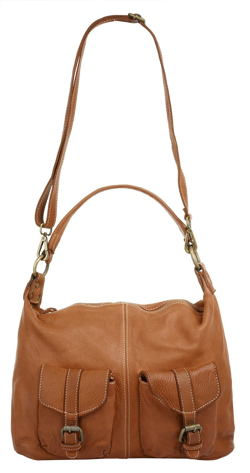 Cluty Shopper echt leer, made in italy