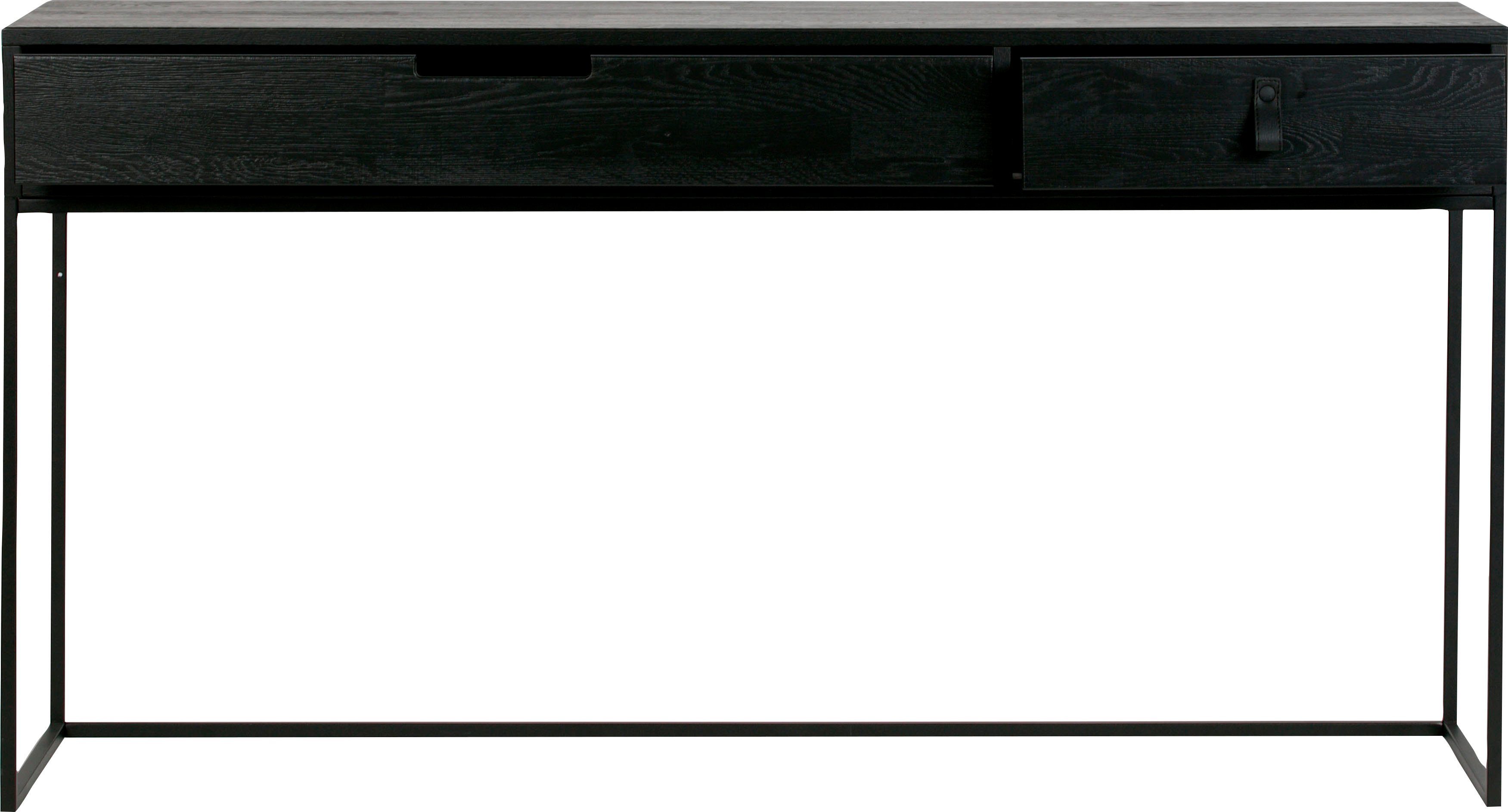 WOOOD Bureau Silas veel opbergruimte, twee lades, h 74 cm x b 140 cm