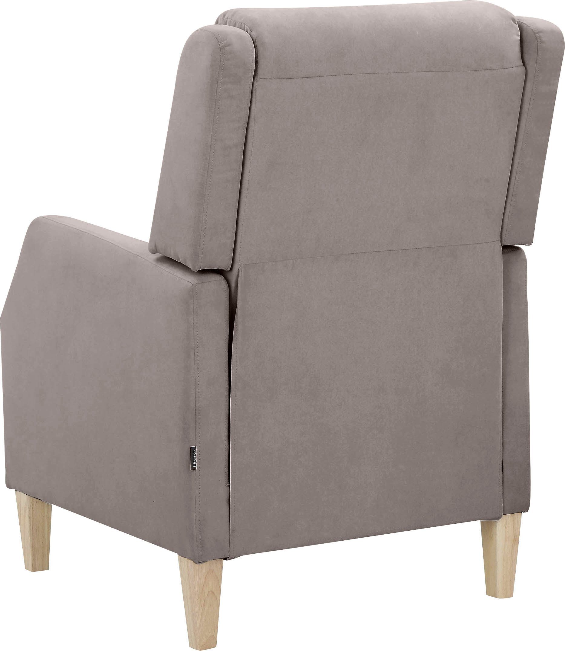 Home affaire Relaxfauteuil Tholey, TV-fauteuil, met Slaapfunctie met verstelling, zit en rug gepolsterd, zithoogte 51 cm (1 stuk)