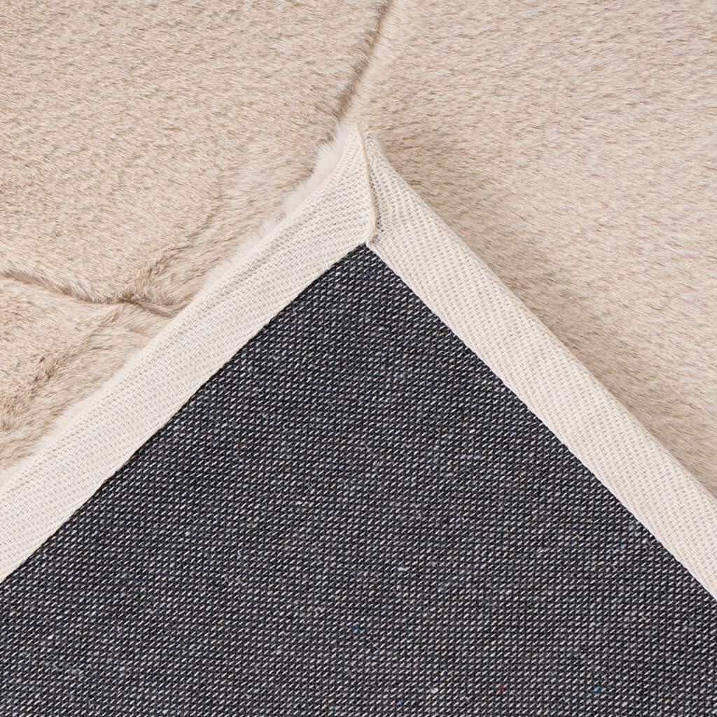 Carpet City Hoogpolig vloerkleed Moment bijzonder zacht, konijnenbontgevoel, 3d-effect, ruiten, woonkamer