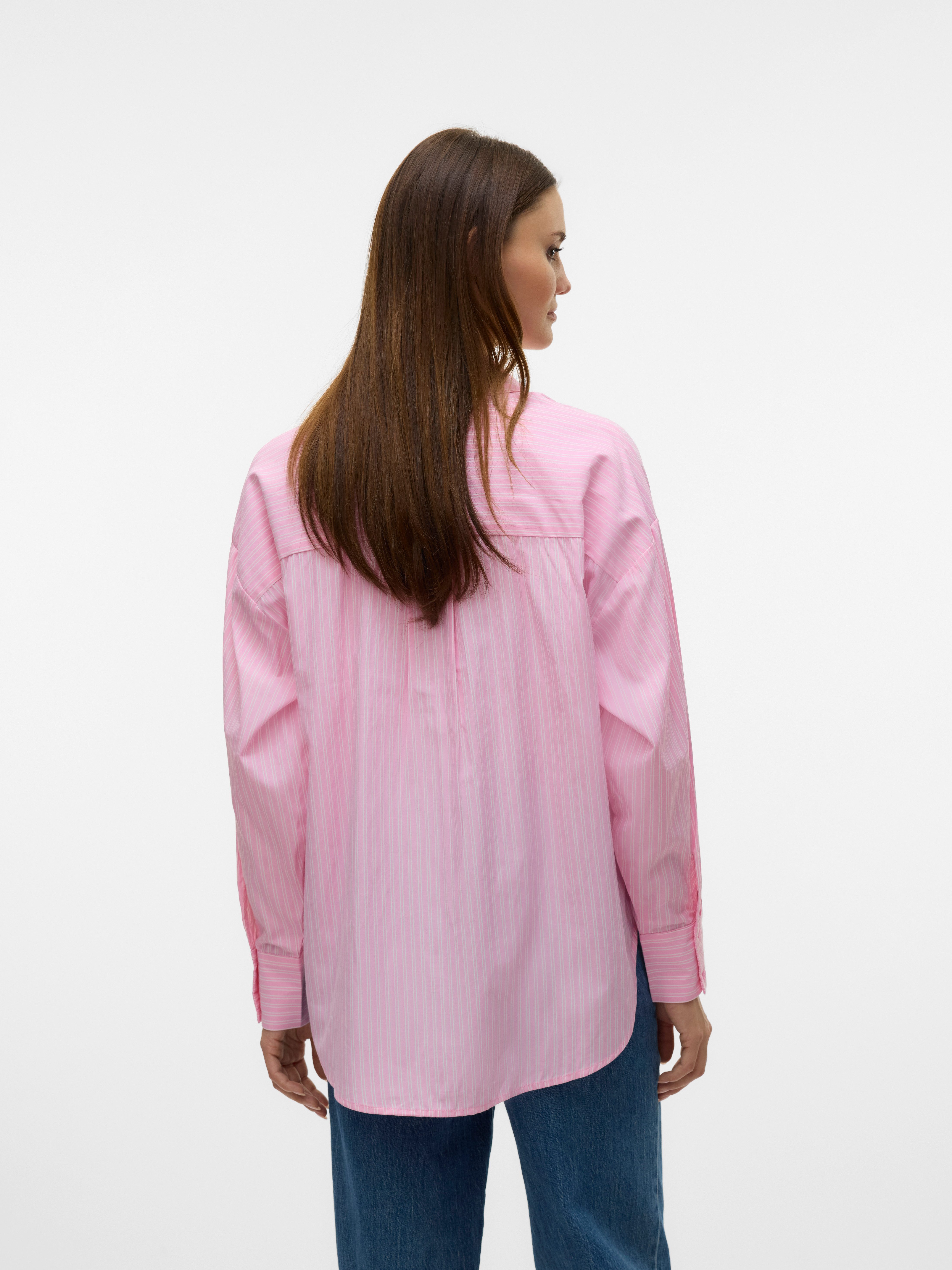 Vero Moda Blouse met lange mouwen VMFANNI LS SHIRT WVN GA NOOS