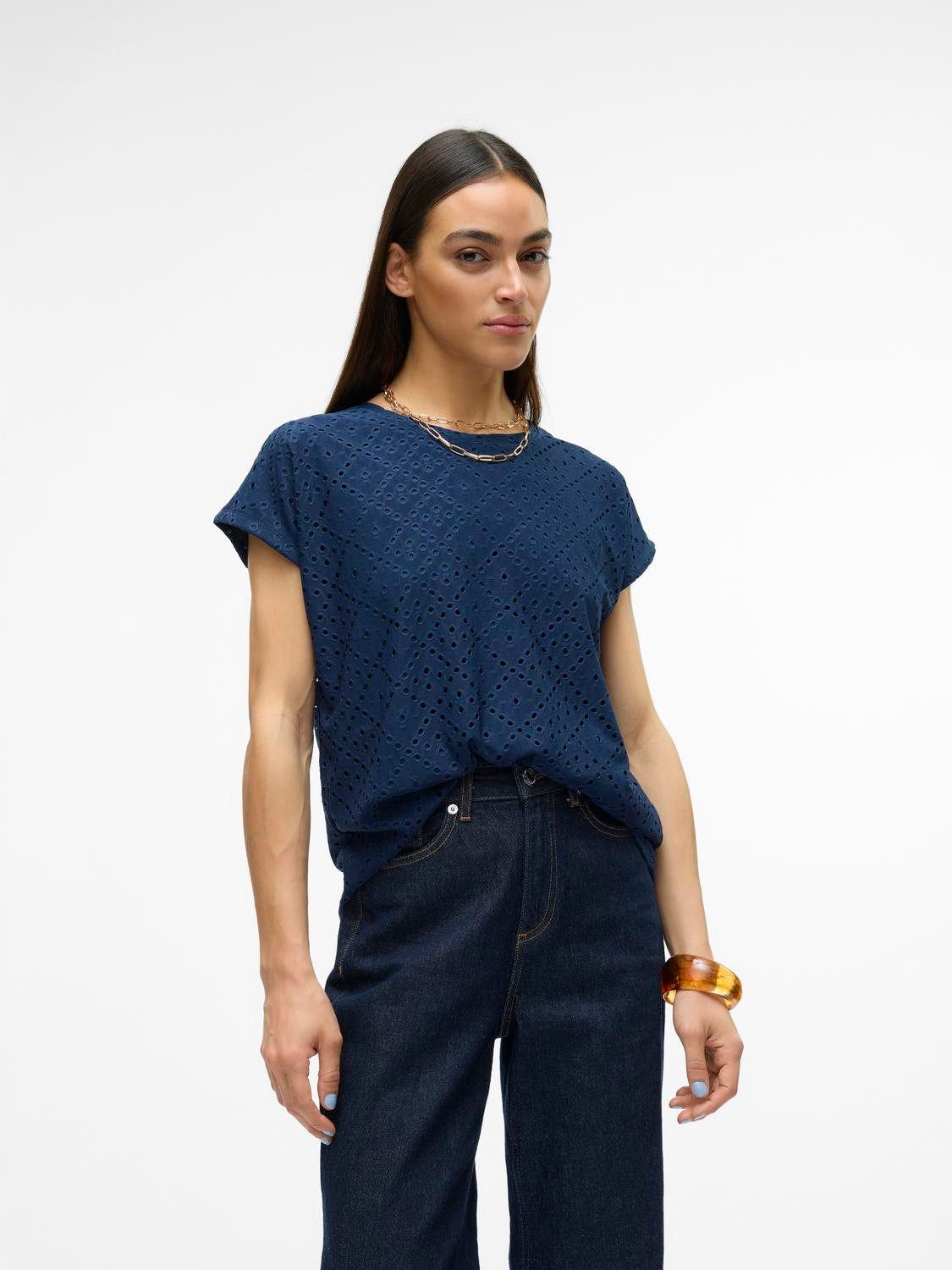 Vero Moda Shirt met korte mouwen VMTASSA SS TOP JRS GA
