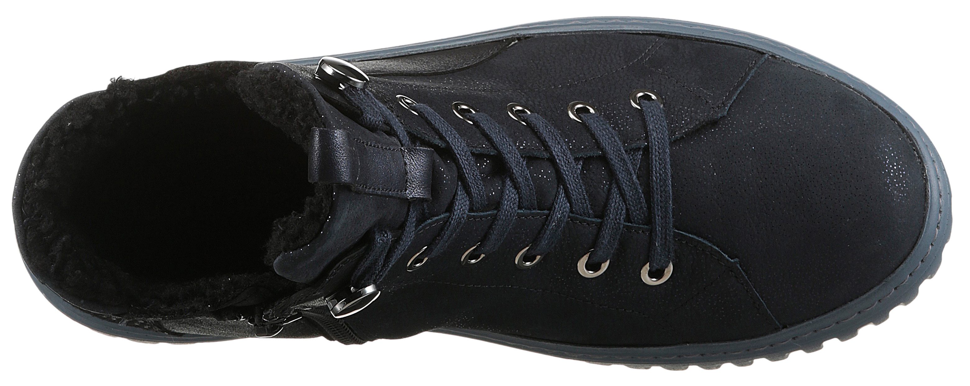 Waldläufer Winterlaarzen H-LIVIA , veterschoenen, comfort-enkellaars in comfortabele breedte g (= breed)