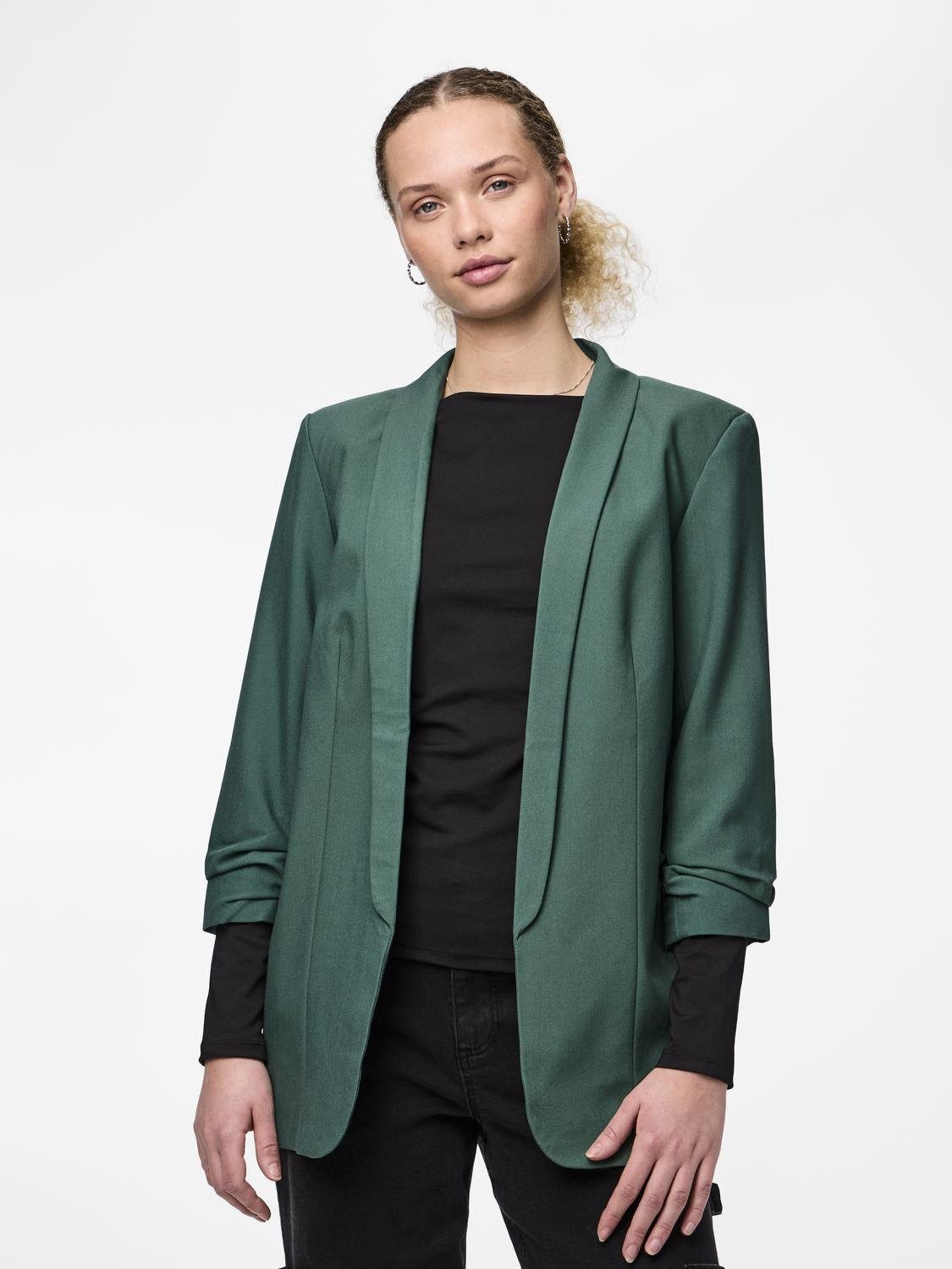 Pieces Blouseblazer PCBOSELLA 3/4 BLAZER NOOS met plooidetail op de mouw