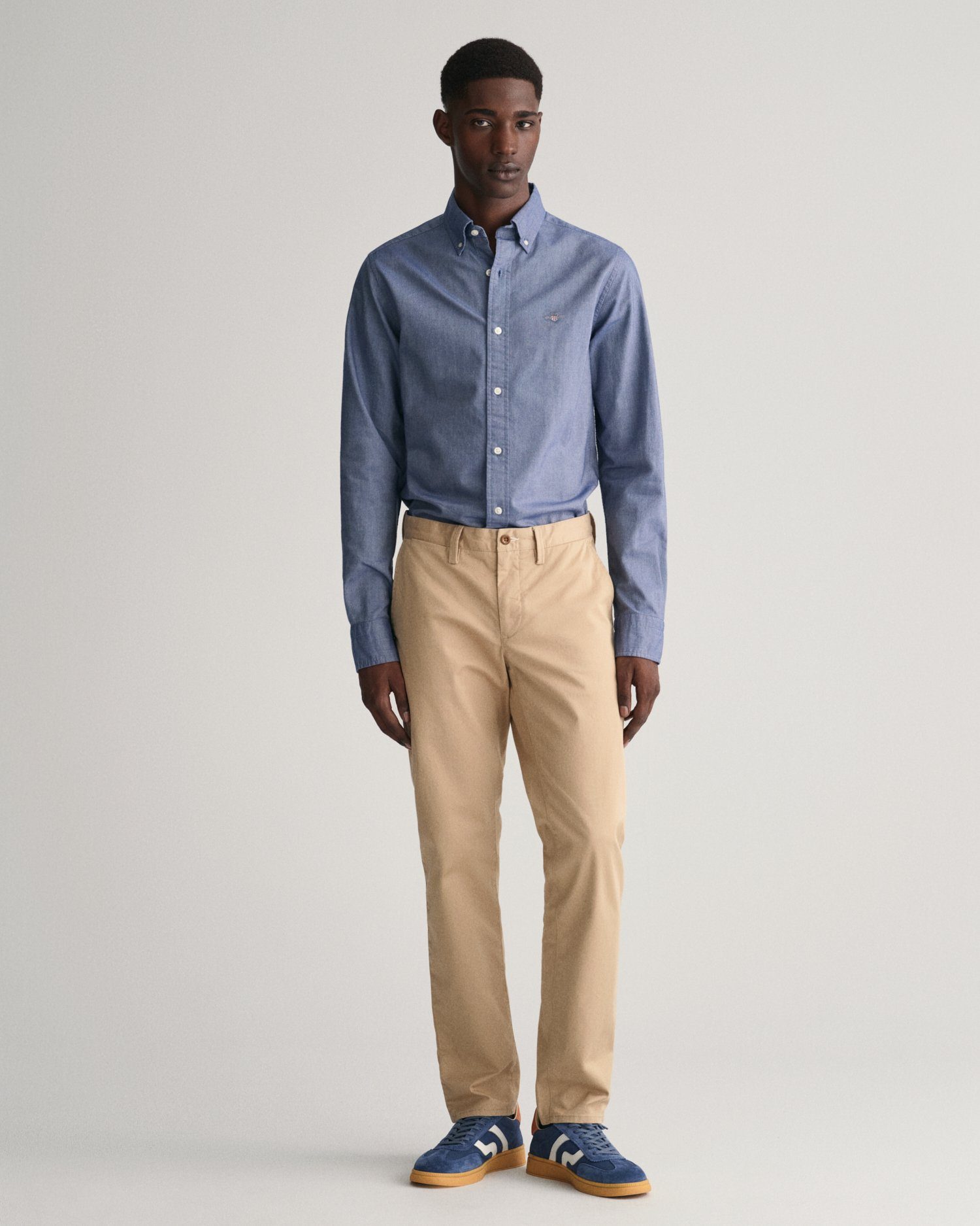 Gant Chino SLIM TWILL CHINOS met gevoerde zijzakken