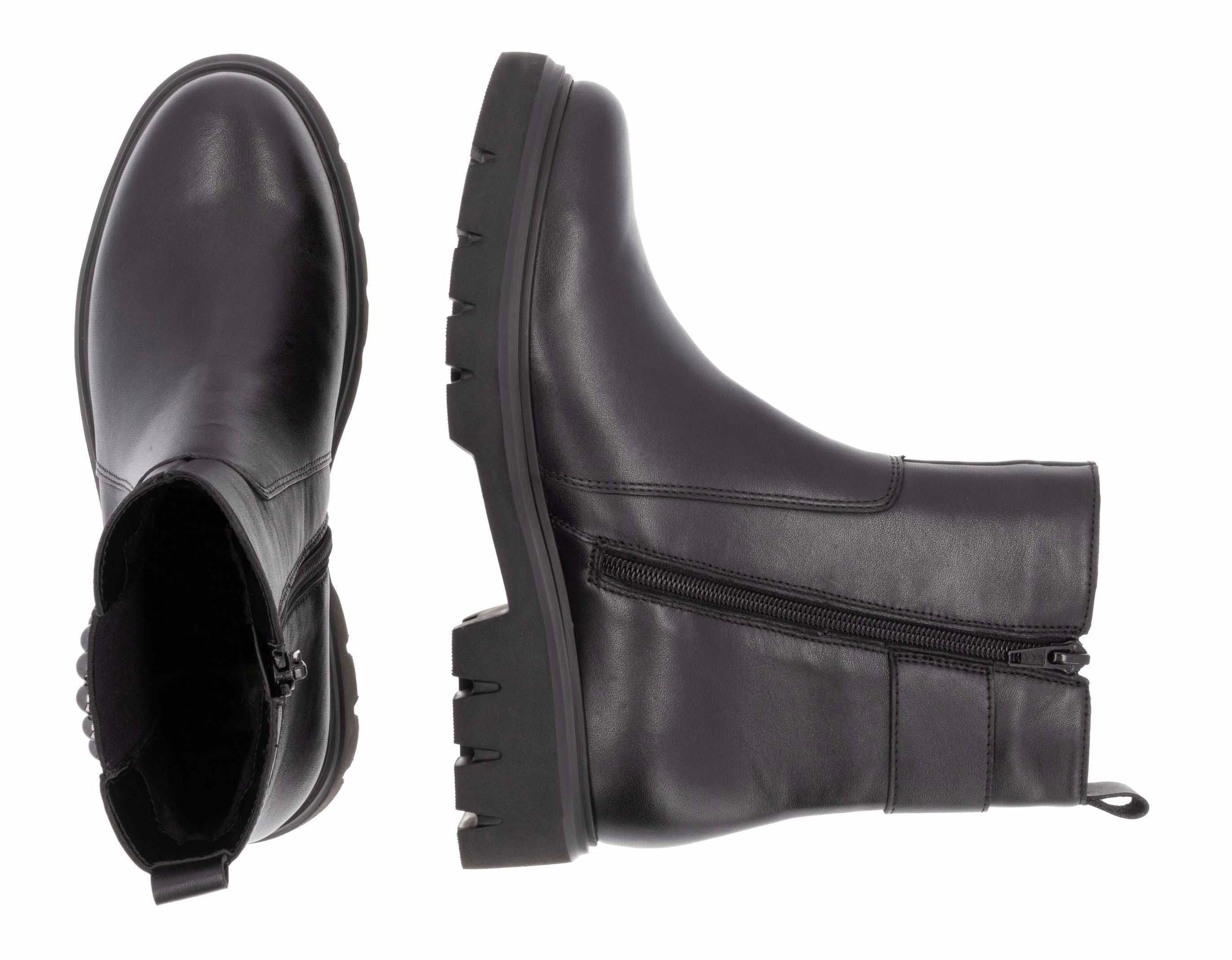 Remonte Chelsea-boots blokhak, businessmode, enkellaars met mooie decoratieve gesp