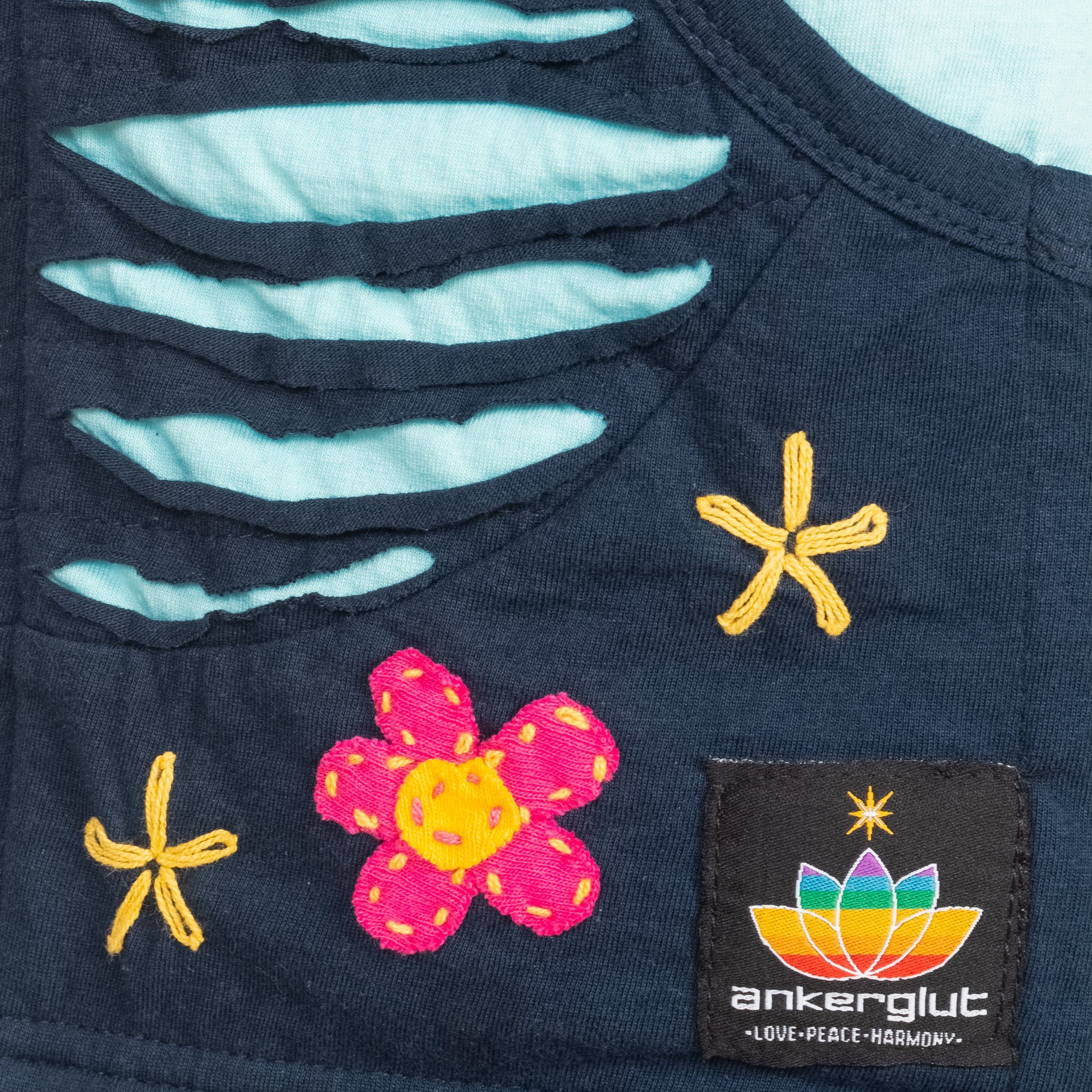 DEPROC Active Fleecejack Patchwork Multicolor NUNAVUT II NEW FLOWER POWER