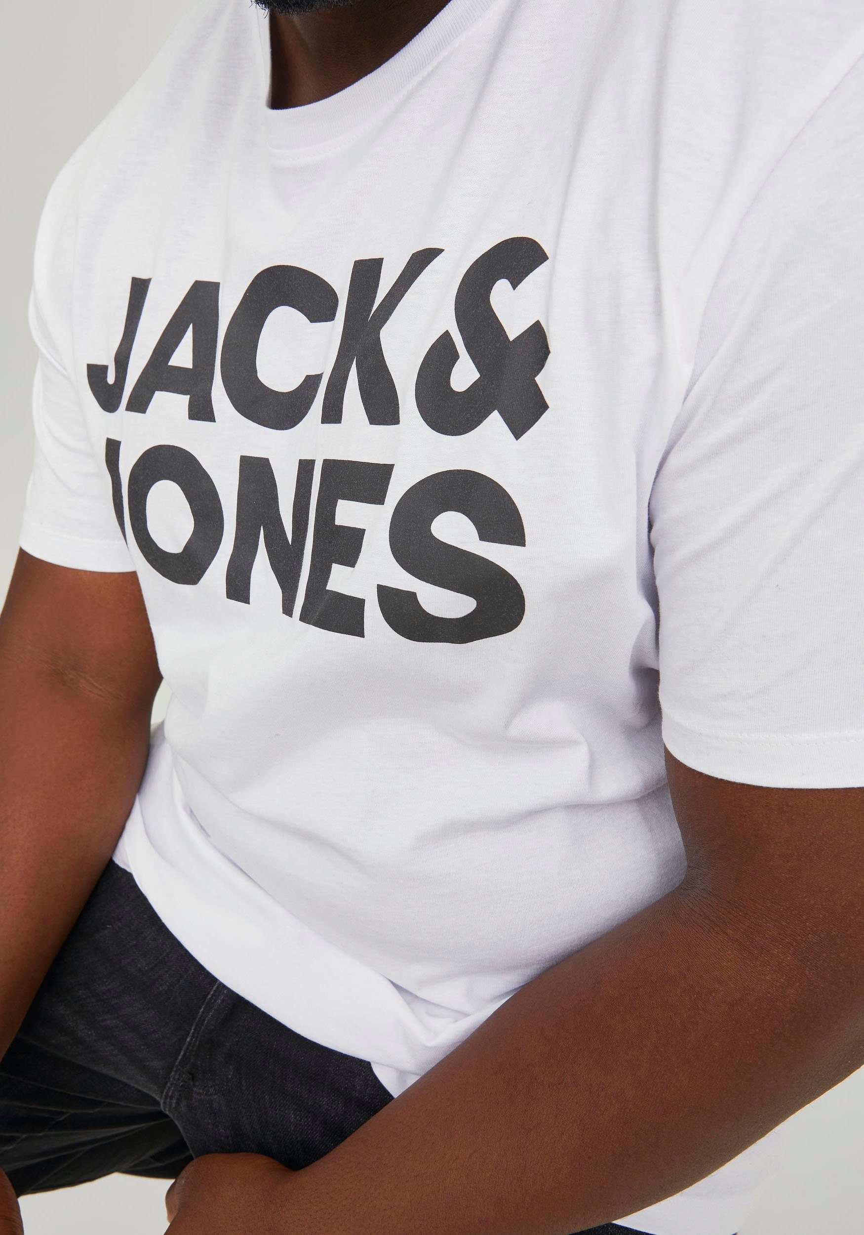 Jack & Jones PlusSize Shirt met ronde hals CORP LOGO TEE