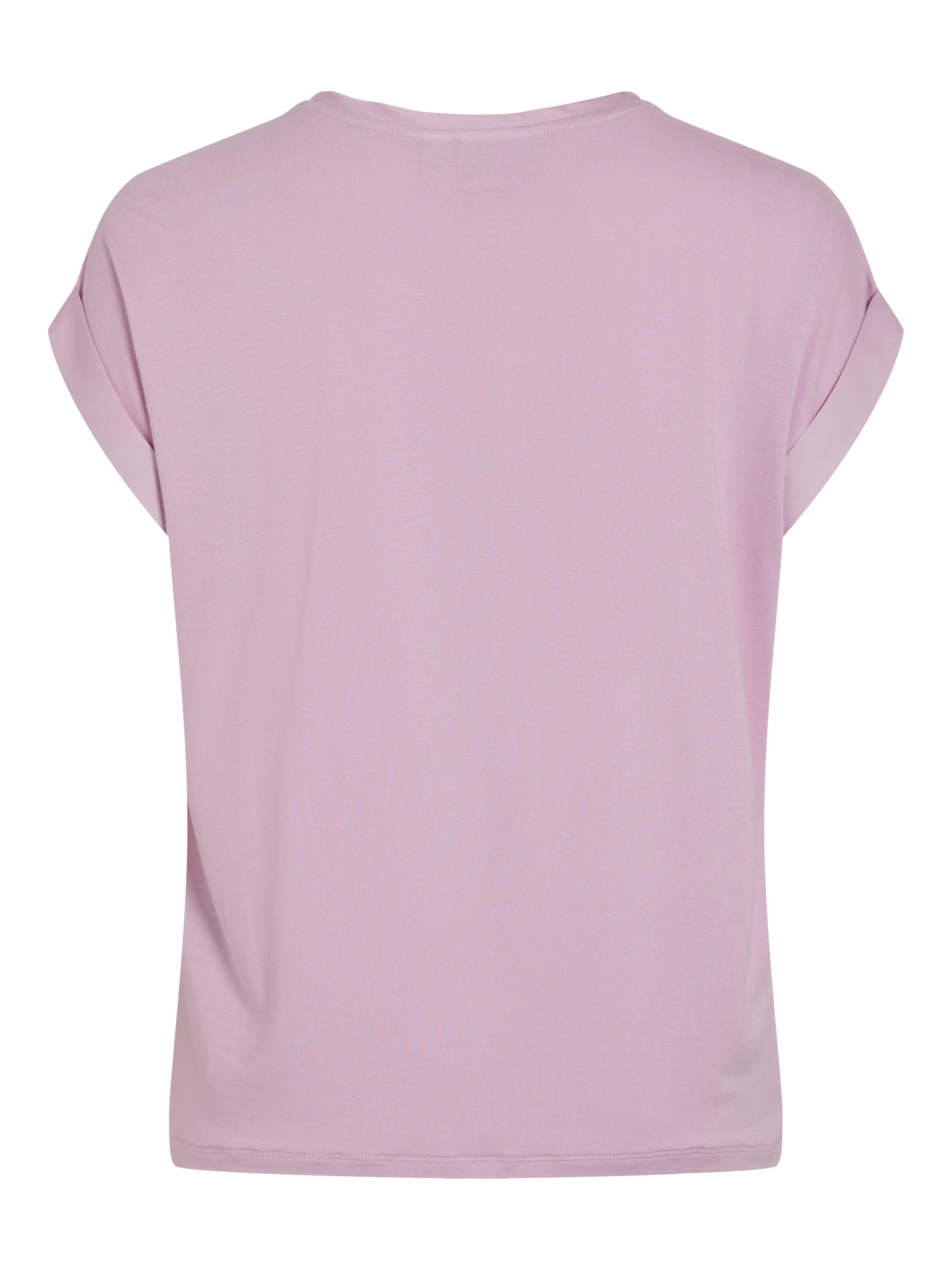 Vila Shirt met korte mouwen VIELLETTE S S SATIN TOP NOOS