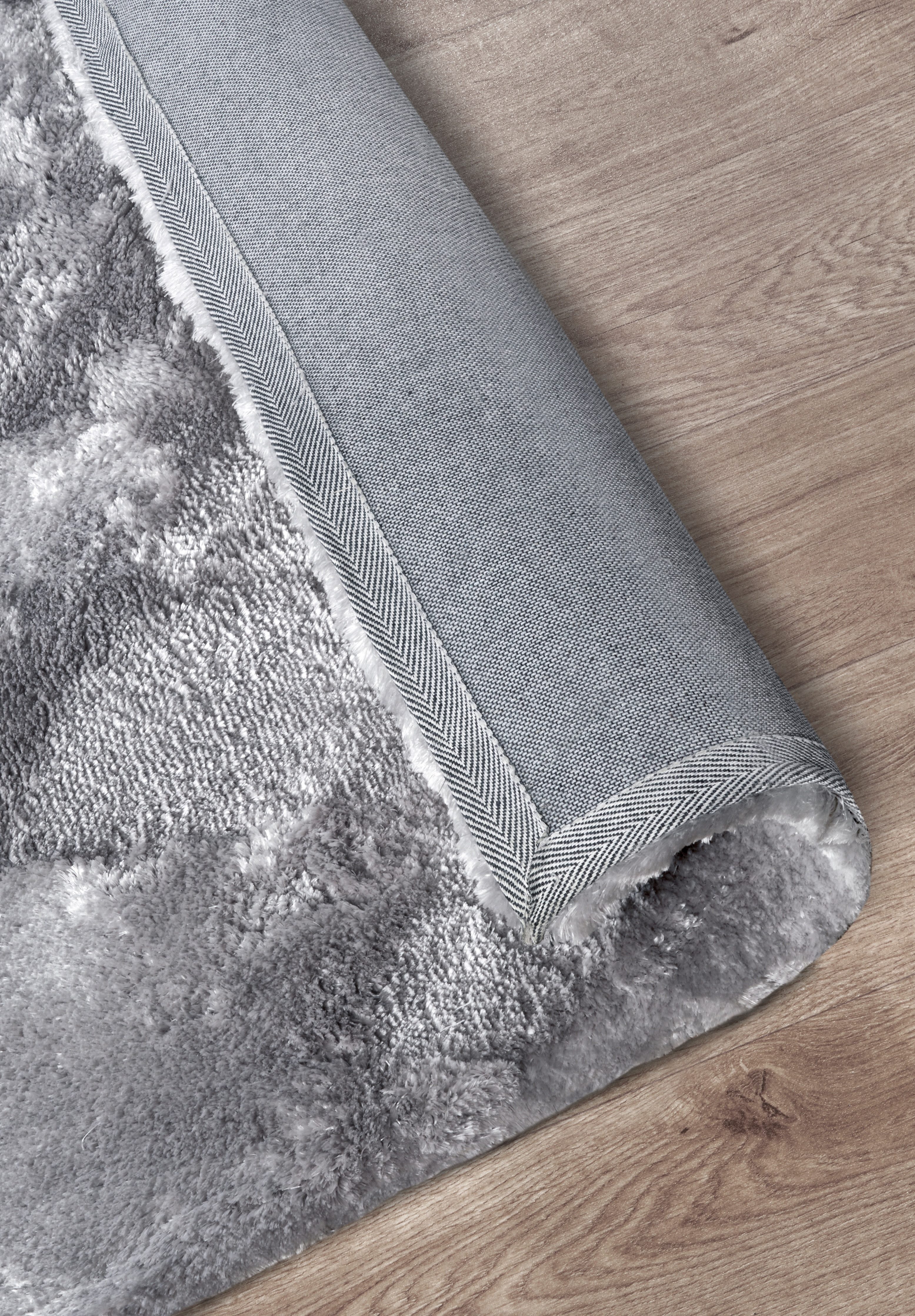 ELLE DECORATION Hoogpolig vloerkleed Calida Lange pool, shaggy, effen, pluizig, zacht, glanzend, modern, effen