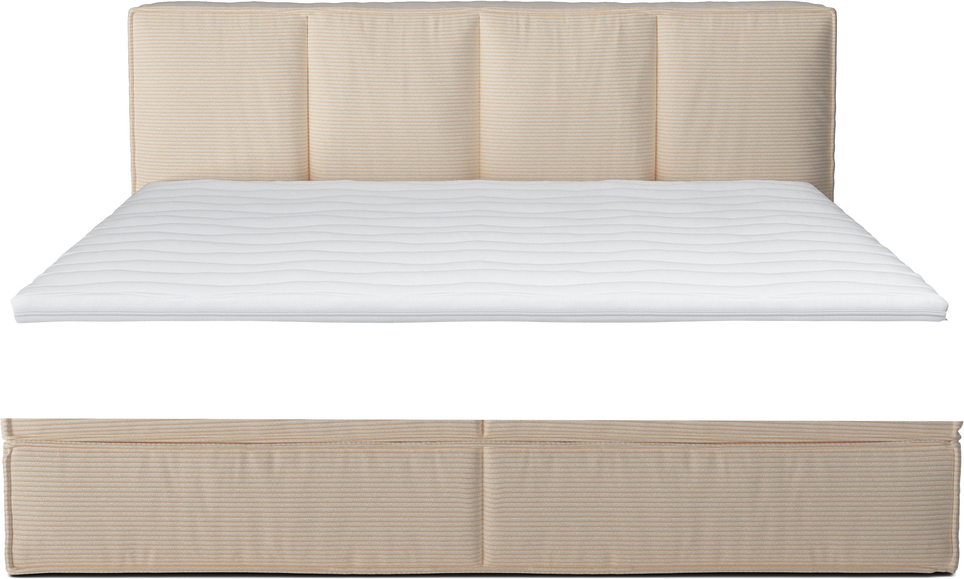 Home affaire Boxspring Sacy Boxbed incl. topmatras, 2 matrassen, hardheden H2, H3 en H4 naar keuze