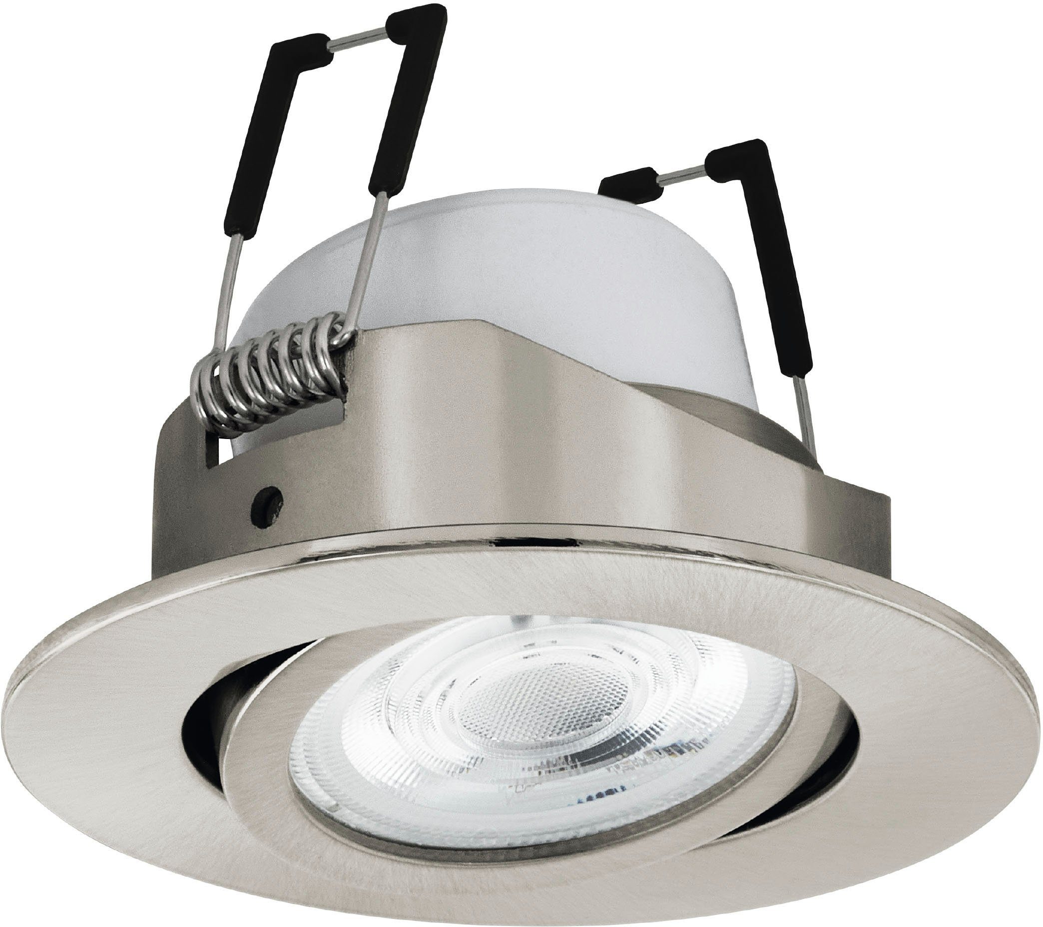 EGLO Plafondlamp SALICETO-Z Plafondlamp in nikkel van alu - 5W - warmwit - koudwit (1 stuk)
